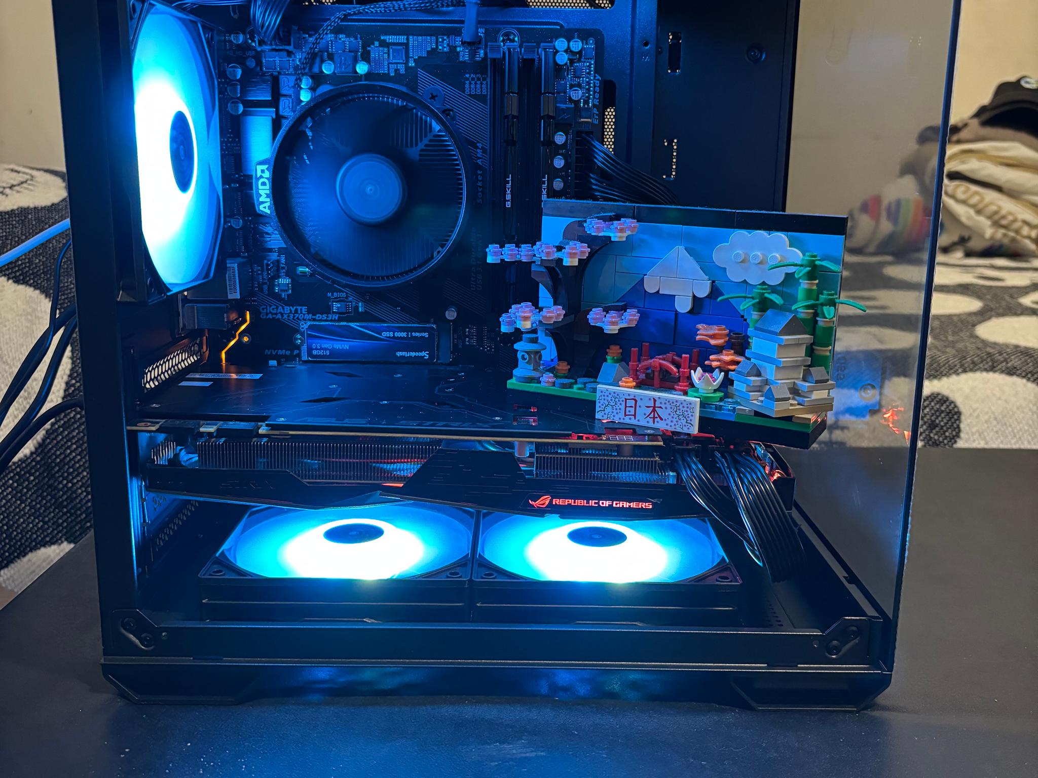 “Perfect All Black Gaming PC"| GTX 1080 8GB | Plug And Play Ready|