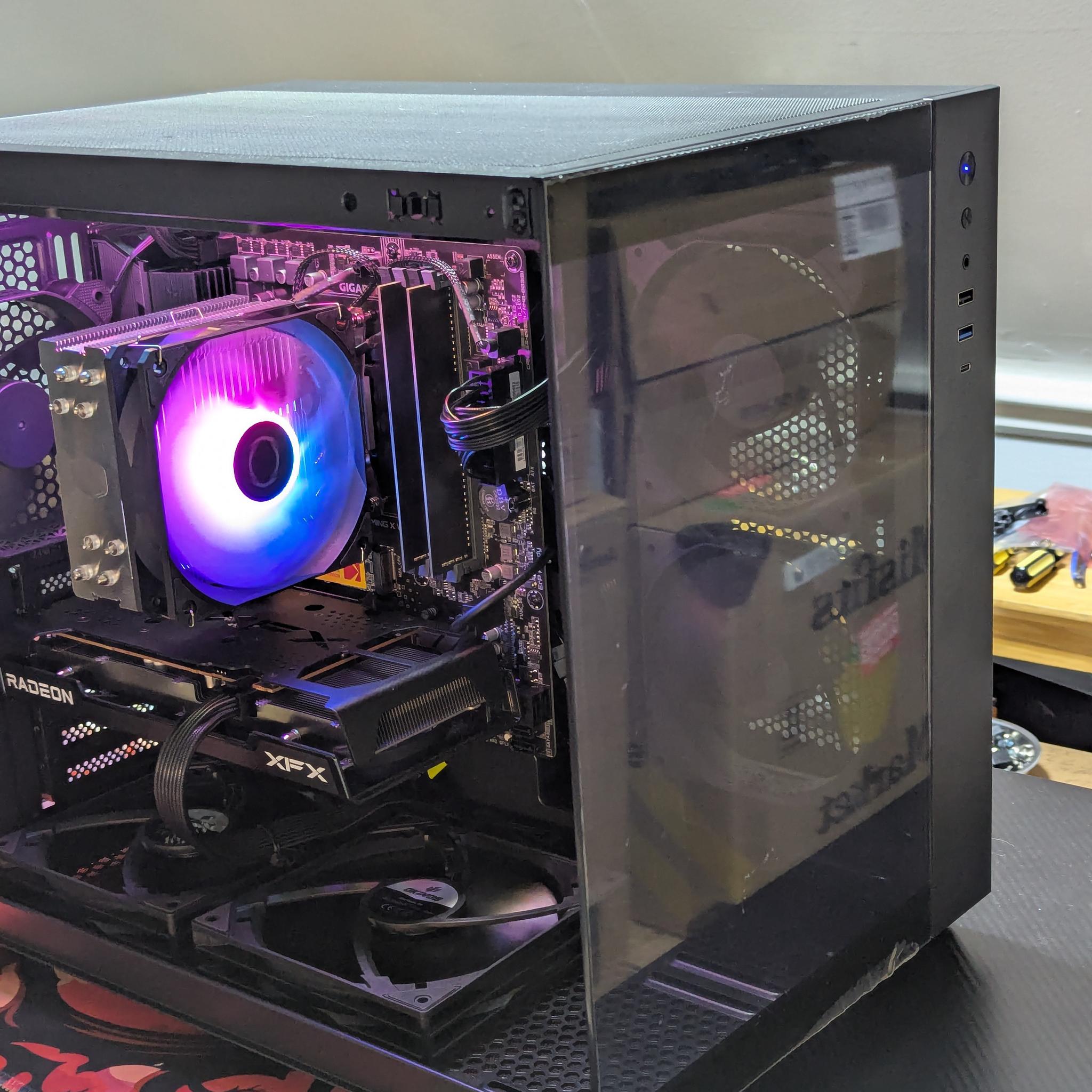 GAMING PC|AMD RYZEN 5 3600|16GB DDR4 3200|AMD RADEON RX 6600 8GB|1TB NVME SSD|WINDOWS 11 HOME ACTIVE
