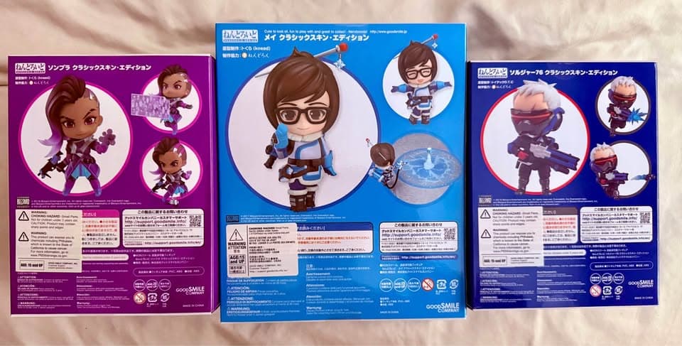 Overwatch Characters Mei, Sombra, S76 | Nendoroid Series #757, 944, 976 | Good Smile Company