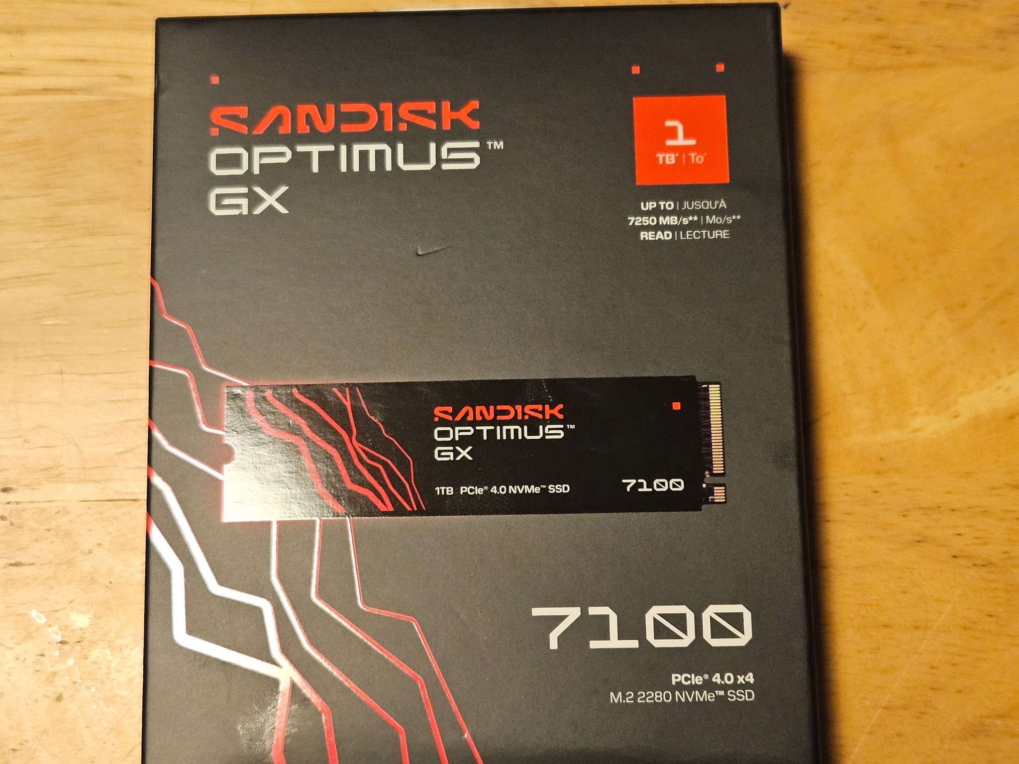 Sandisk Optimus GX 1TB NVME SSD