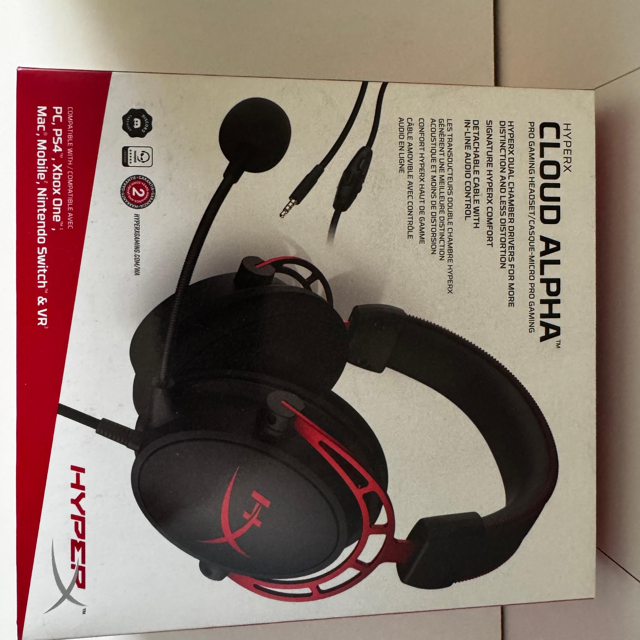 USED Hyper X Cloud Alpha Gaming Headset (Wired)