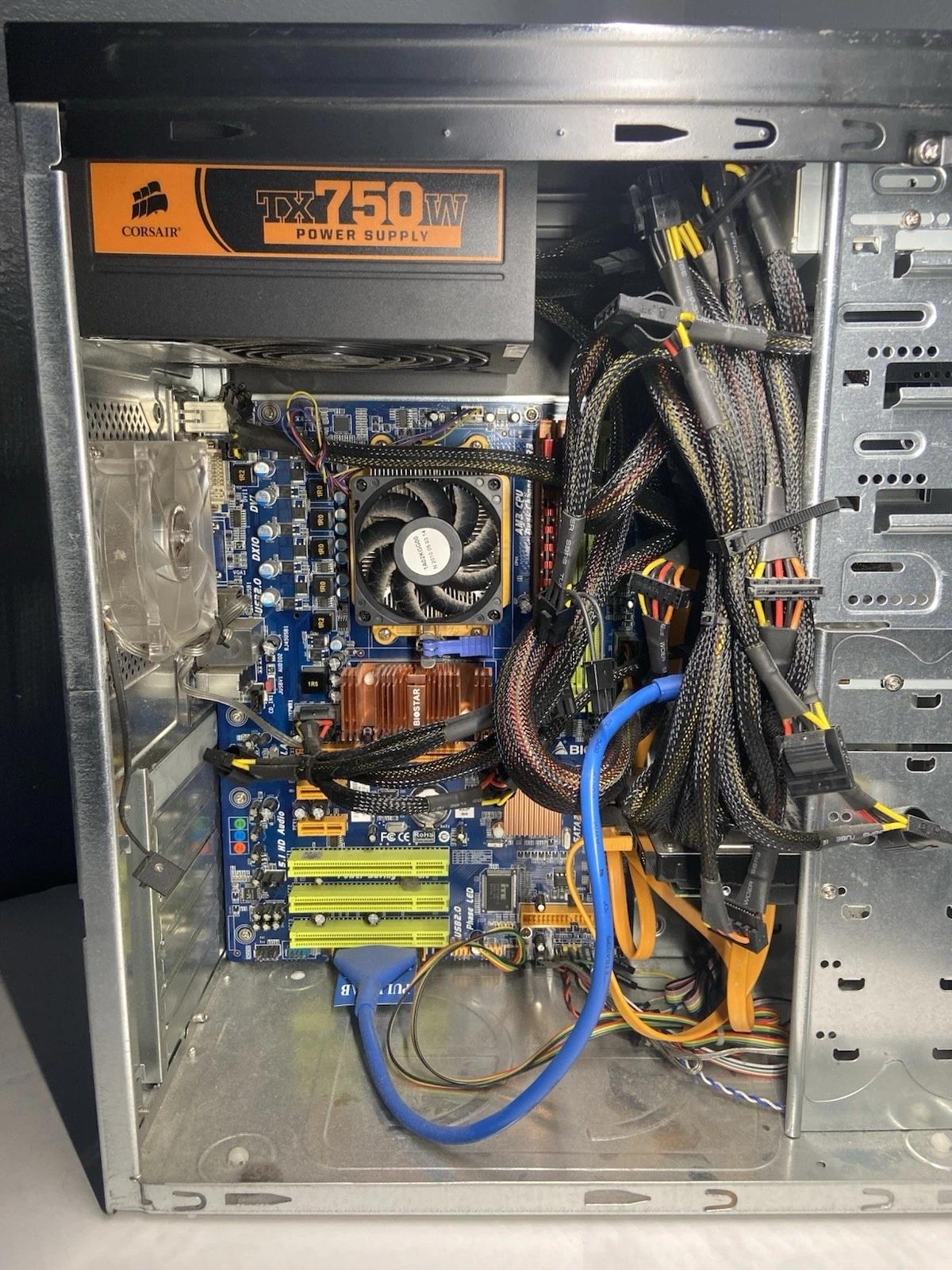 T-Series Retro Gaming PC AMD Athlon II X2 255 3.10GHz 8GB Ram 465GB HDD Window 7