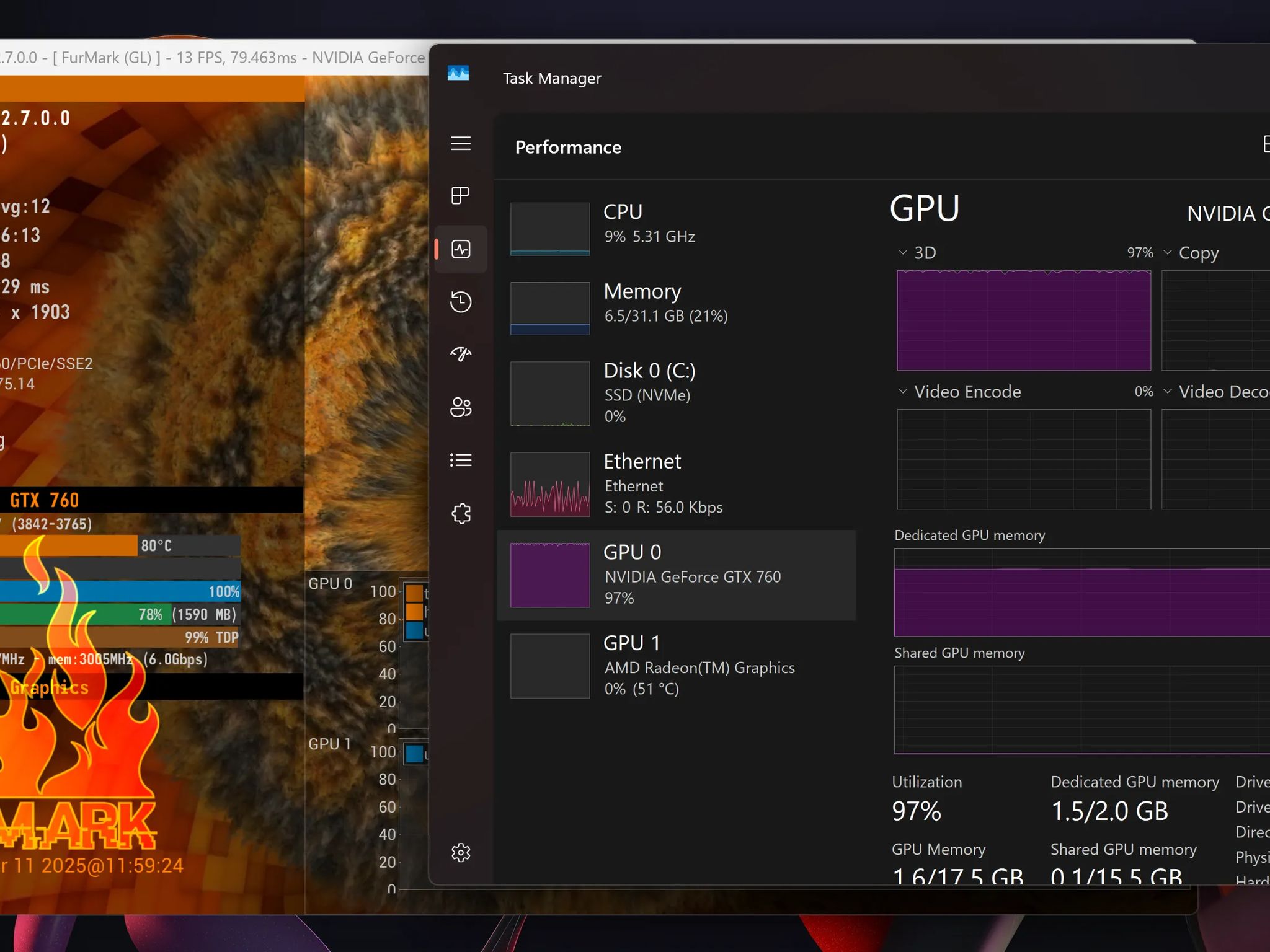 EVGA ACX GTX 760 Dual BIOS 2GB