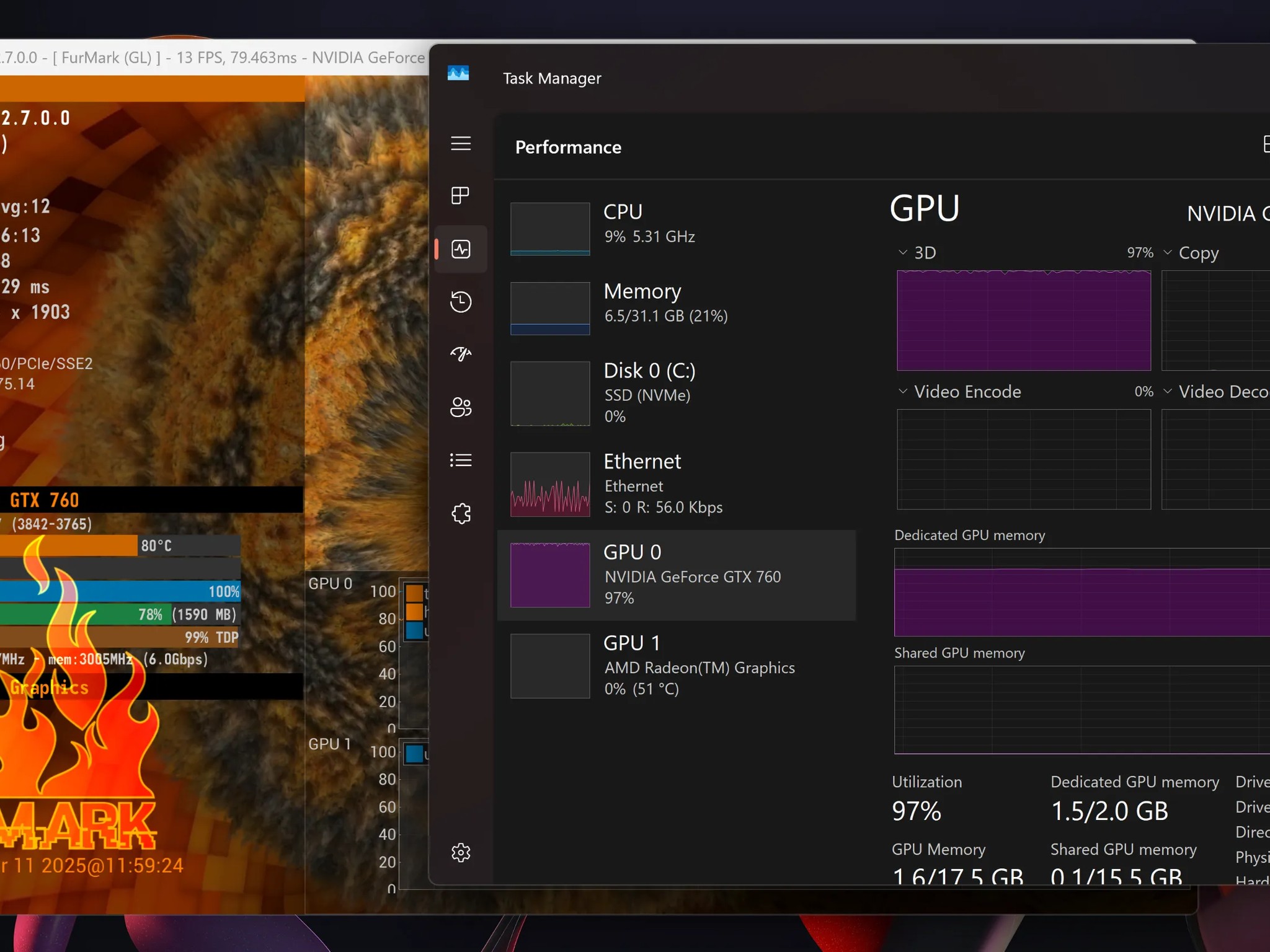 EVGA ACX GTX 760 Dual BIOS 2GB