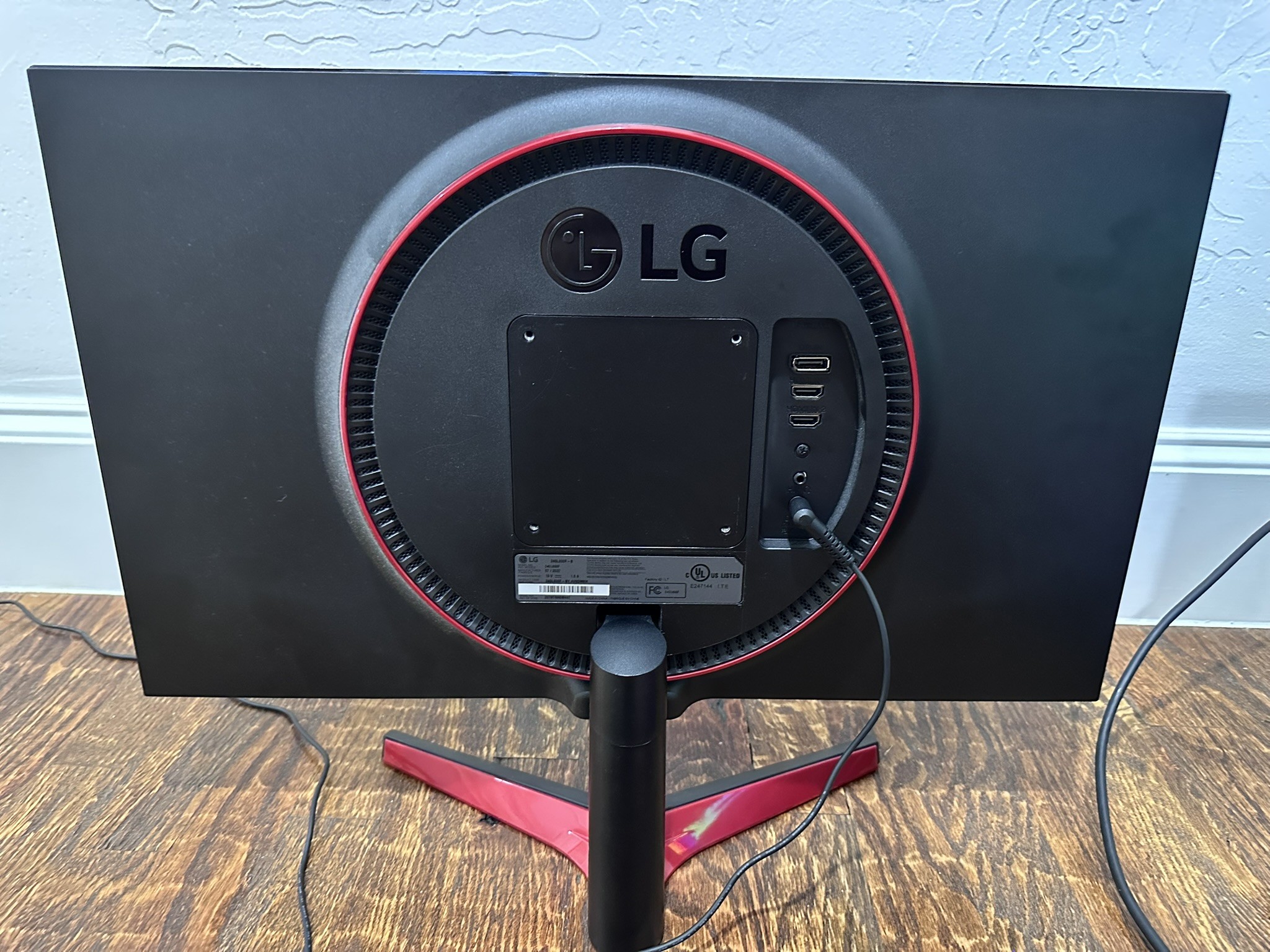 LG 24GL600F 24” 144Hz Gaming Monitor