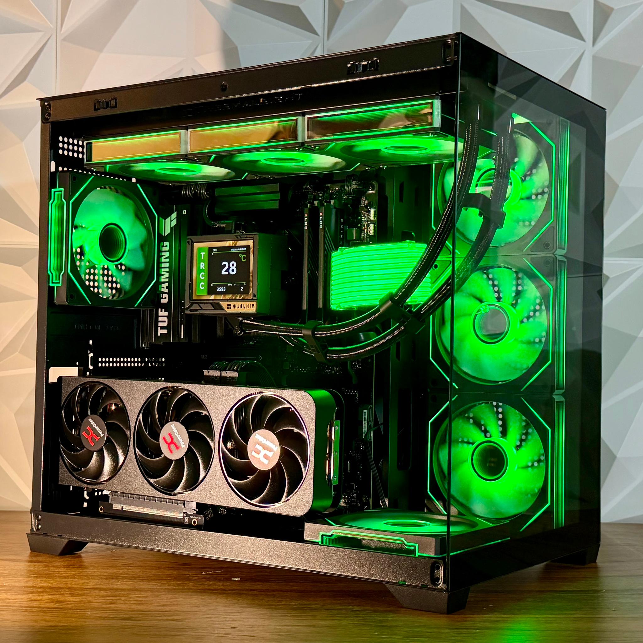 🔥RX 9070 XT | Ryzen  7900X/9800x3d | 32GB DDR5 | 1TB NVMe | LCD AIO | W11 Pro "Fireflare Phantom"🔥