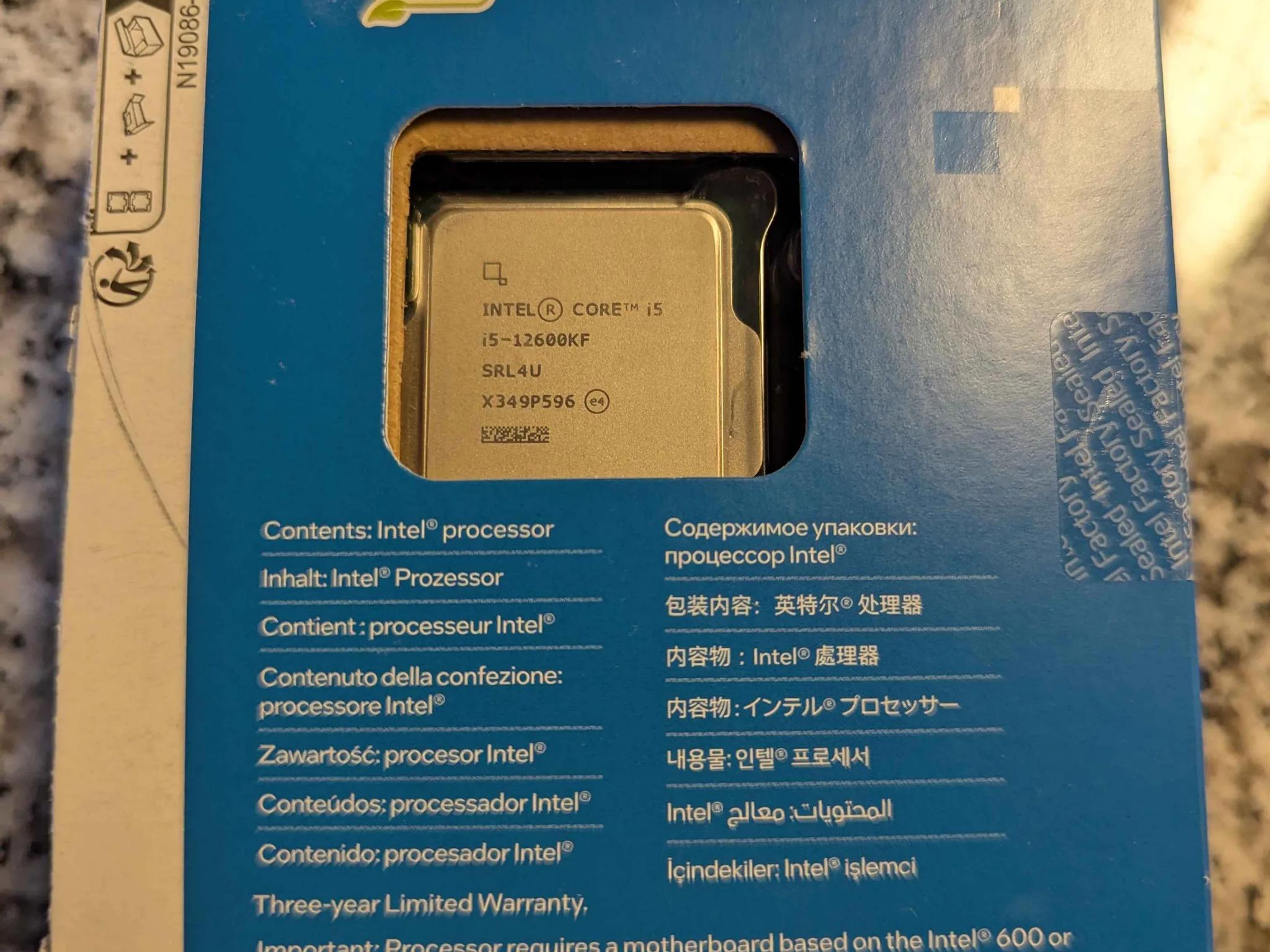 Intel Core i5-12600KF