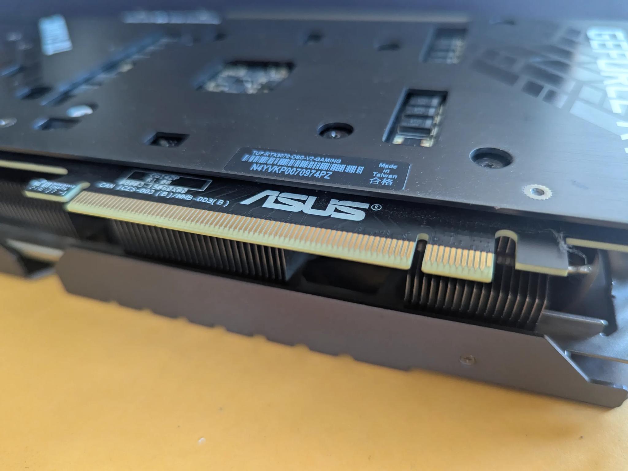 Copy of ASUS NVIDIA GeForce RTX 3070 Ti TUF Gaming Overclocked Triple-Fan 8GB GDDR6X PCIe 4.0 Gra...