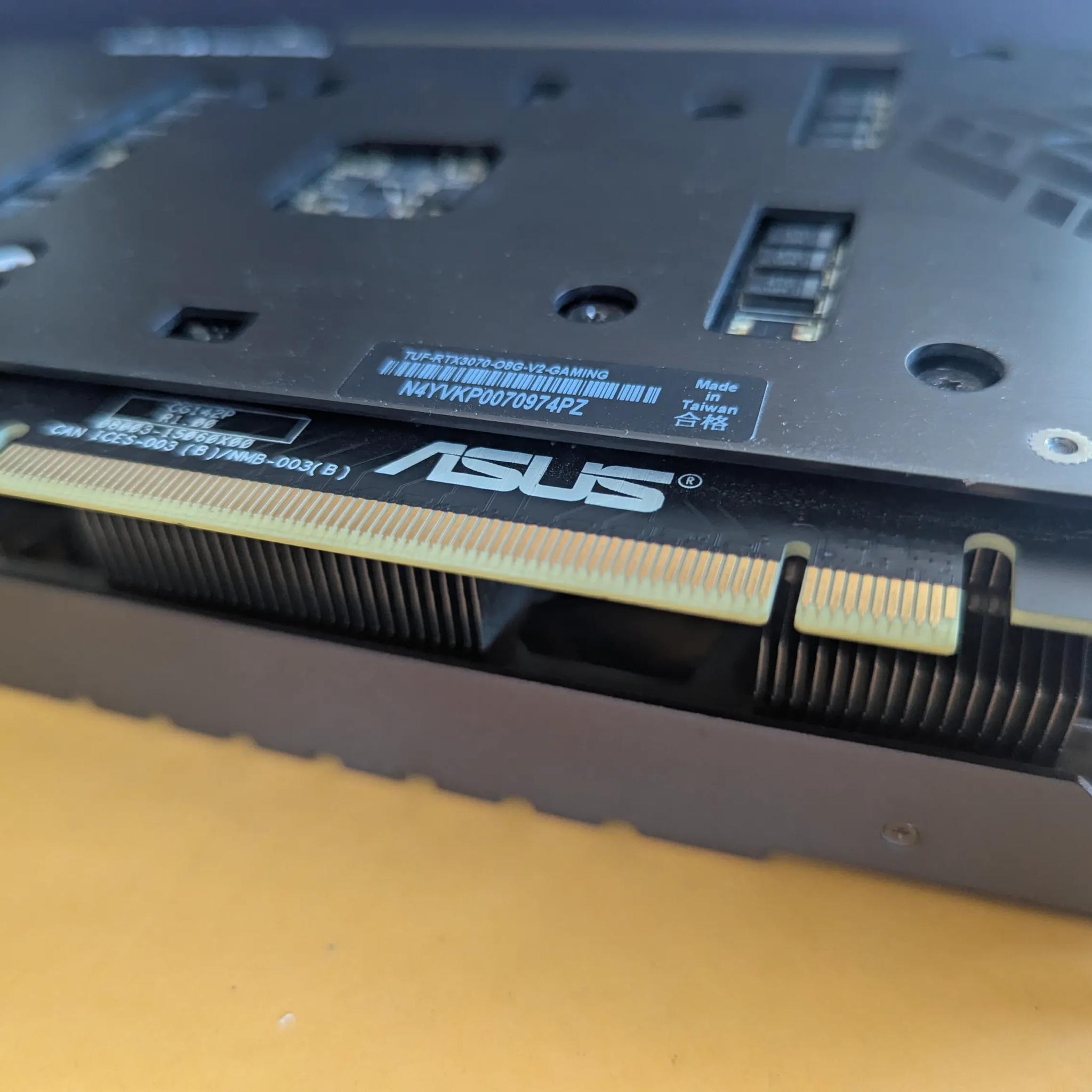 Copy of ASUS NVIDIA GeForce RTX 3070 Ti TUF Gaming Overclocked Triple-Fan 8GB GDDR6X PCIe 4.0 Gra...