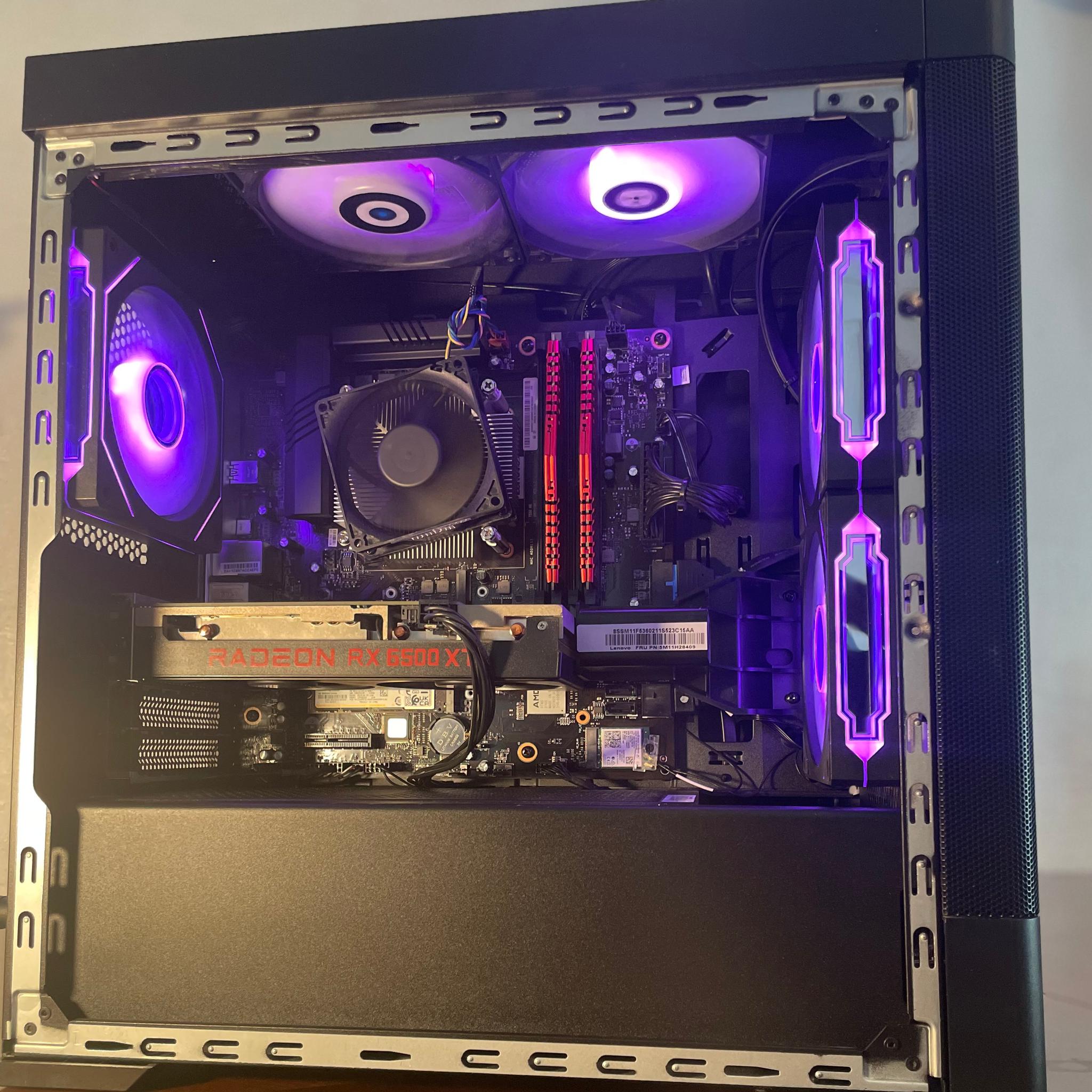 Gaming PC | Radeon 6500 XT| RYZEN 5 | 16GB RAM | WINDOWS 11 | WIFI & BT