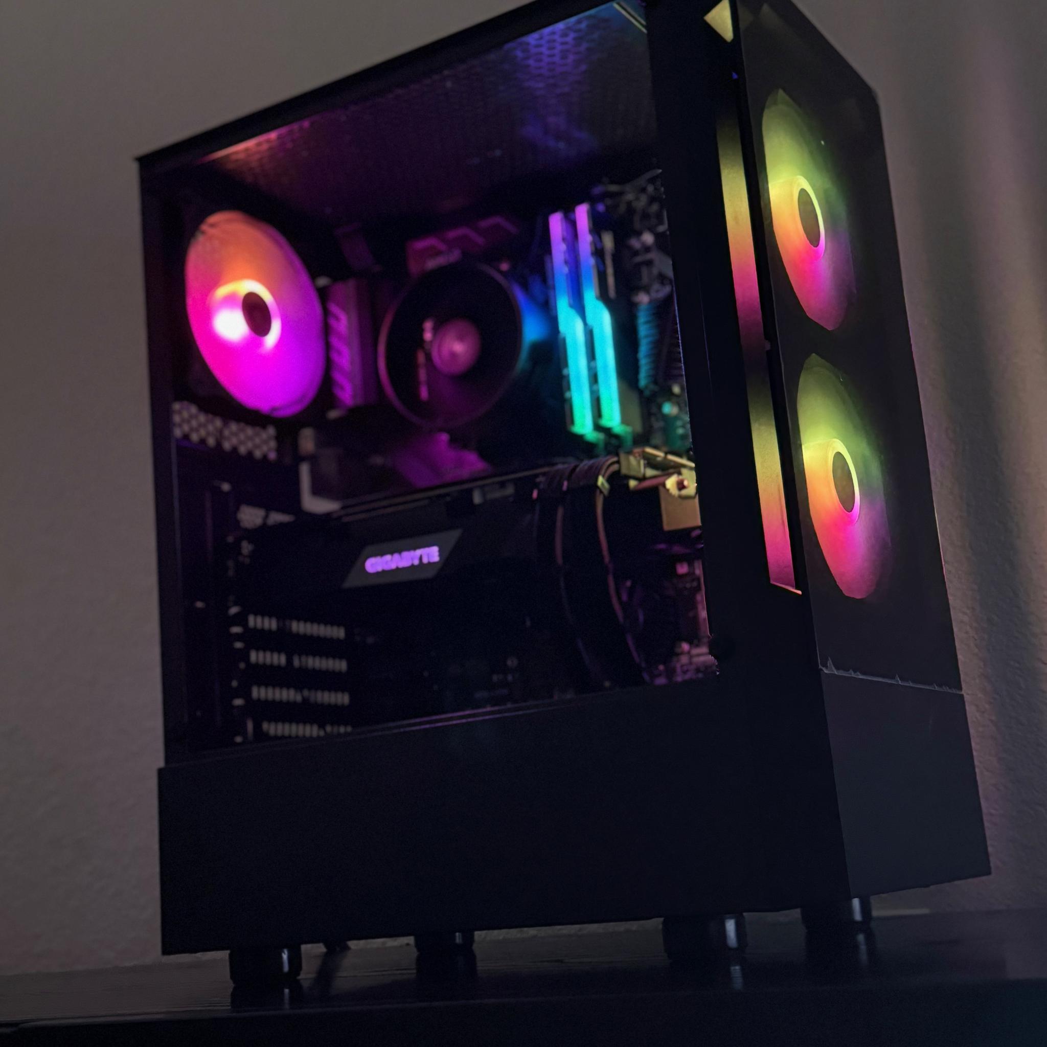 🖤Incognito🖤Sleek All-Black RTX Gaming PC! RTX 2070 SUPER, Ryzen 5 3600X, 1TB Storage.