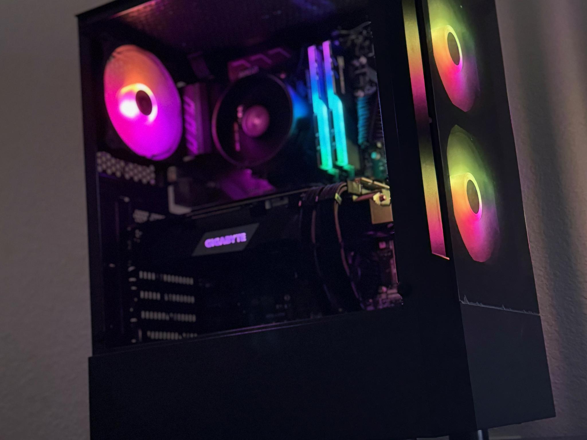 🖤Incognito🖤Sleek All-Black RTX Gaming PC! RTX 2070 SUPER, Ryzen 5 3600X, 1TB Storage.