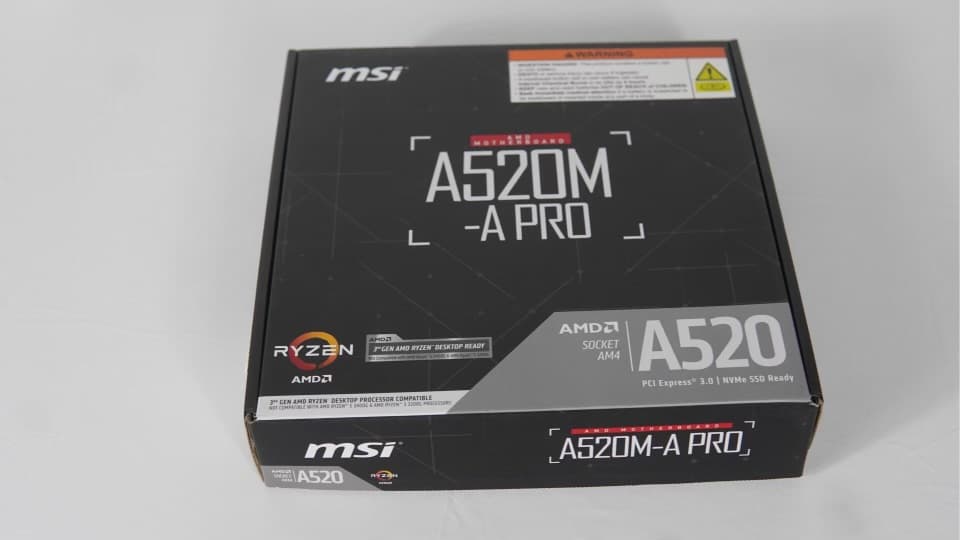 A520m A Pro motherboard