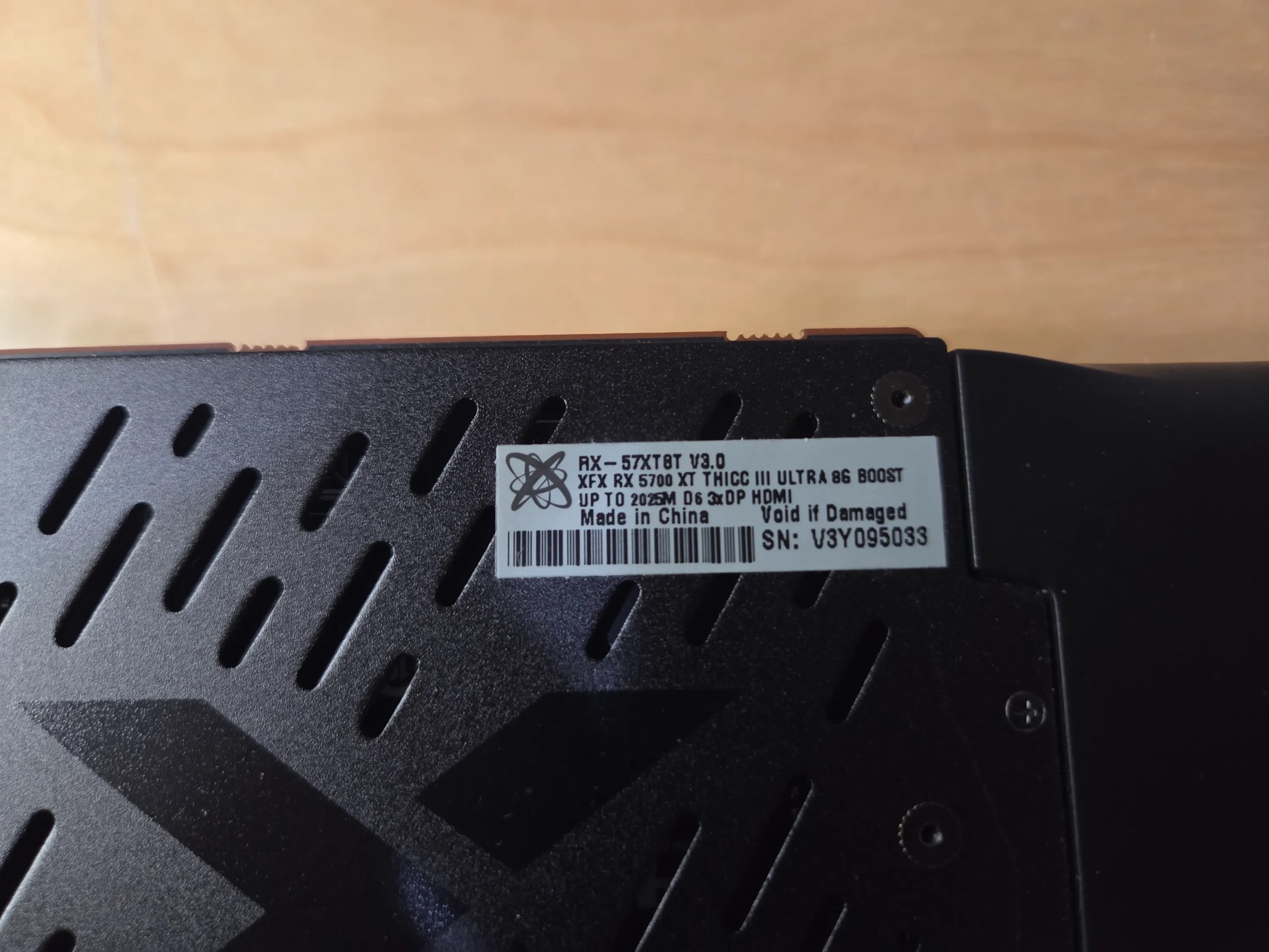 XFX Radeon RX 5700 XT 8GB GDDR6 THICC III Ultra