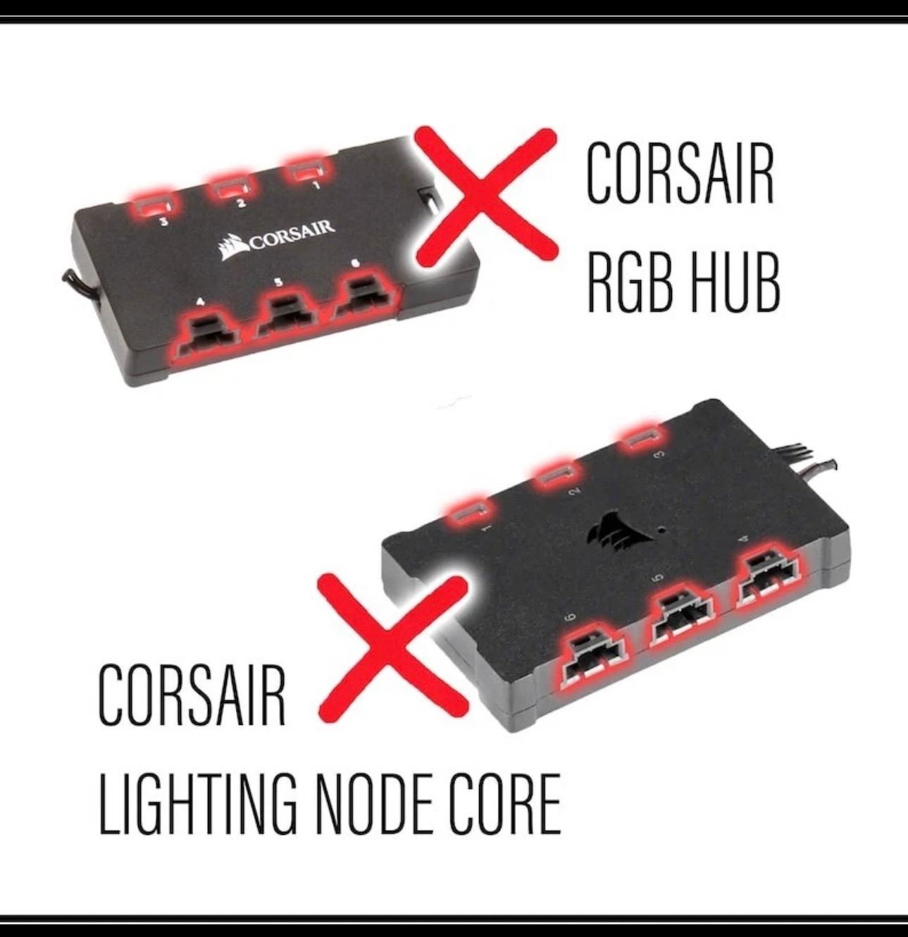 Corsair 3 Pin RGB Extension Cable 23” Inch ( SHIP TODAY )