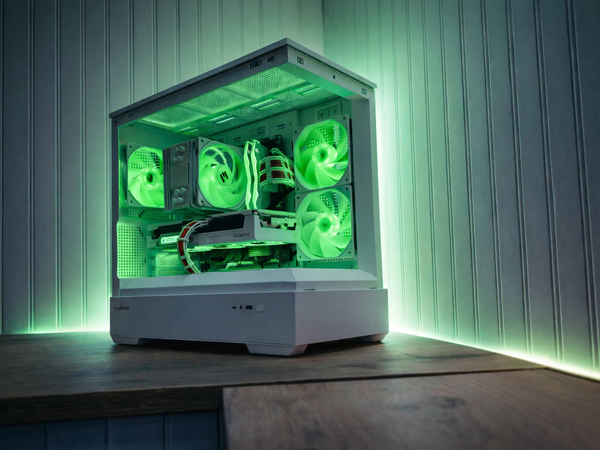 ❄️ Arctic Strike – 1440p Beast | RX 9060 XT 16GB | Ryzen 5 9600X | 4TB/16gb ddr5/650 watt psu ❄️