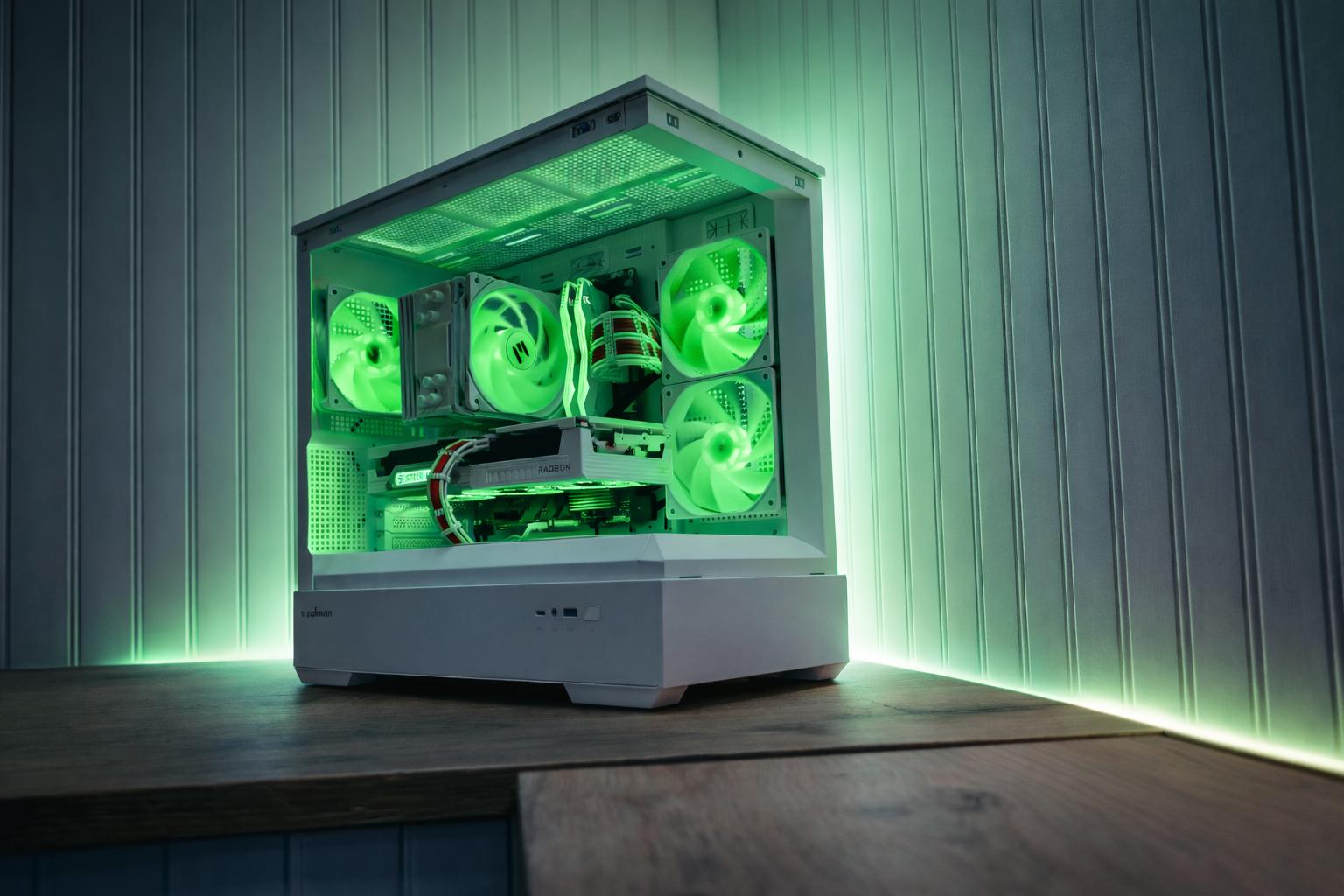 ❄️ Arctic Strike – 1440p Beast | RX 9060 XT 16GB | Ryzen 5 9600X | 4TB/16gb ddr5/650 watt psu ❄️
