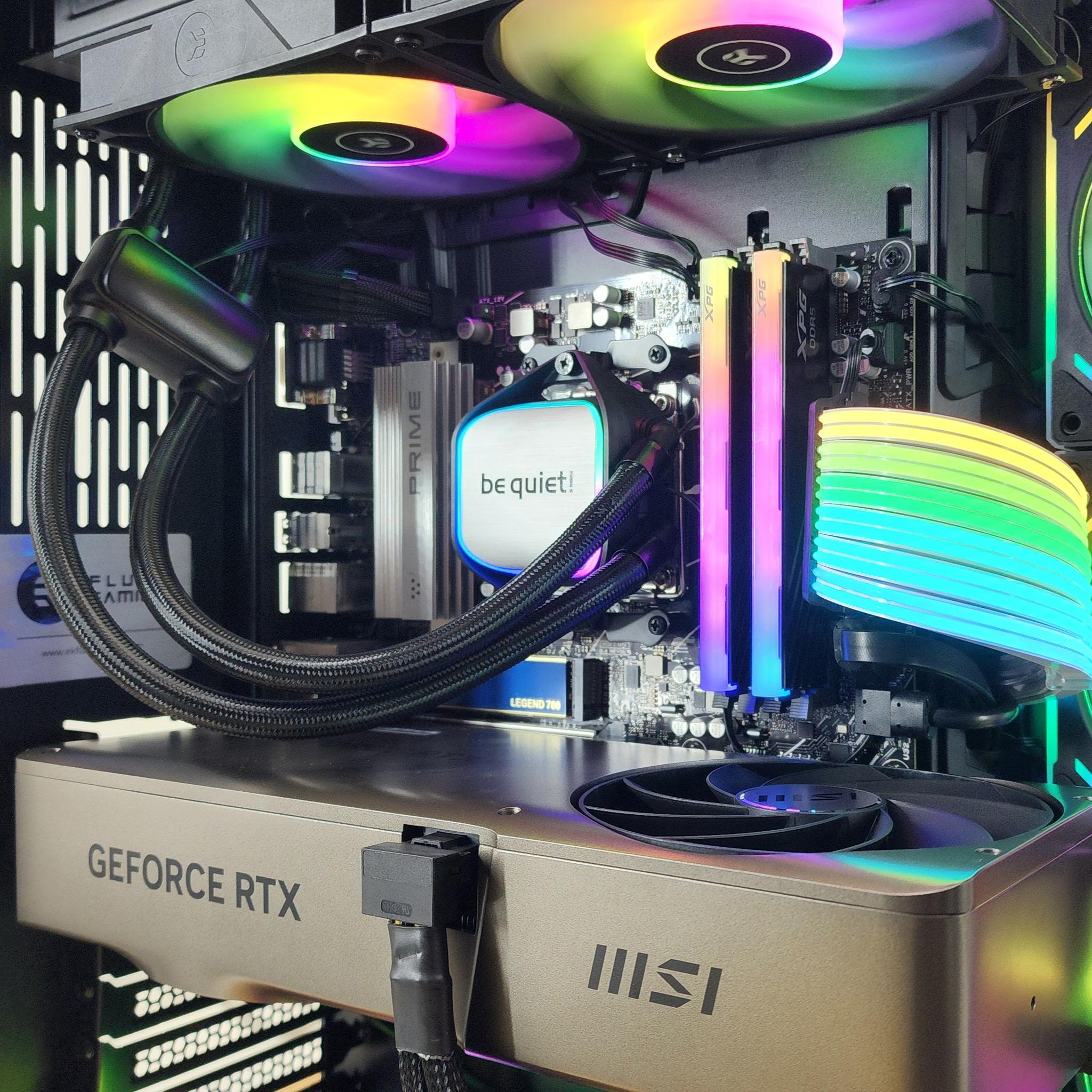 Gaming PC Ryzen 9 9950X 32GB RAM 1TB SSD RTX 4070 Ti SUPER 16GB Win11 Computer