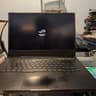 ASUS ROG GAMING LAPTOP WITH RAM CHARGER MOUSE  AND NEW PARTS