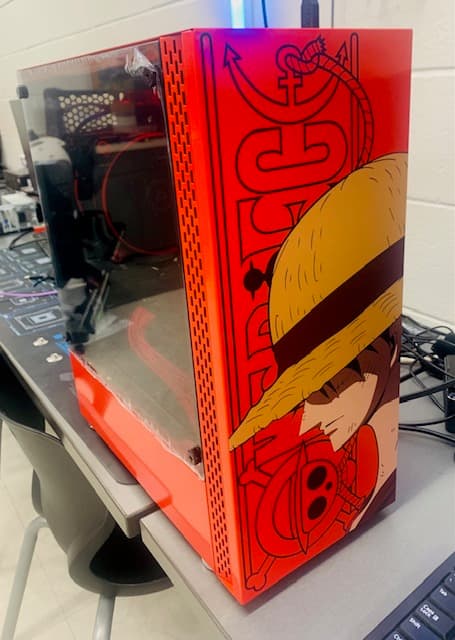 Luffy Custom one of  kind....SALE / RED AND BLACK OUT