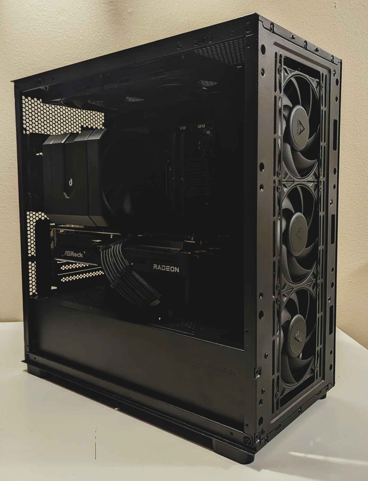 Blackout Gaming PC - Ryzen 9600X | RX 9070 XT 16GB | 1TB SSD| 16GB DDR5 6000 CL 30| WIFI+BT|