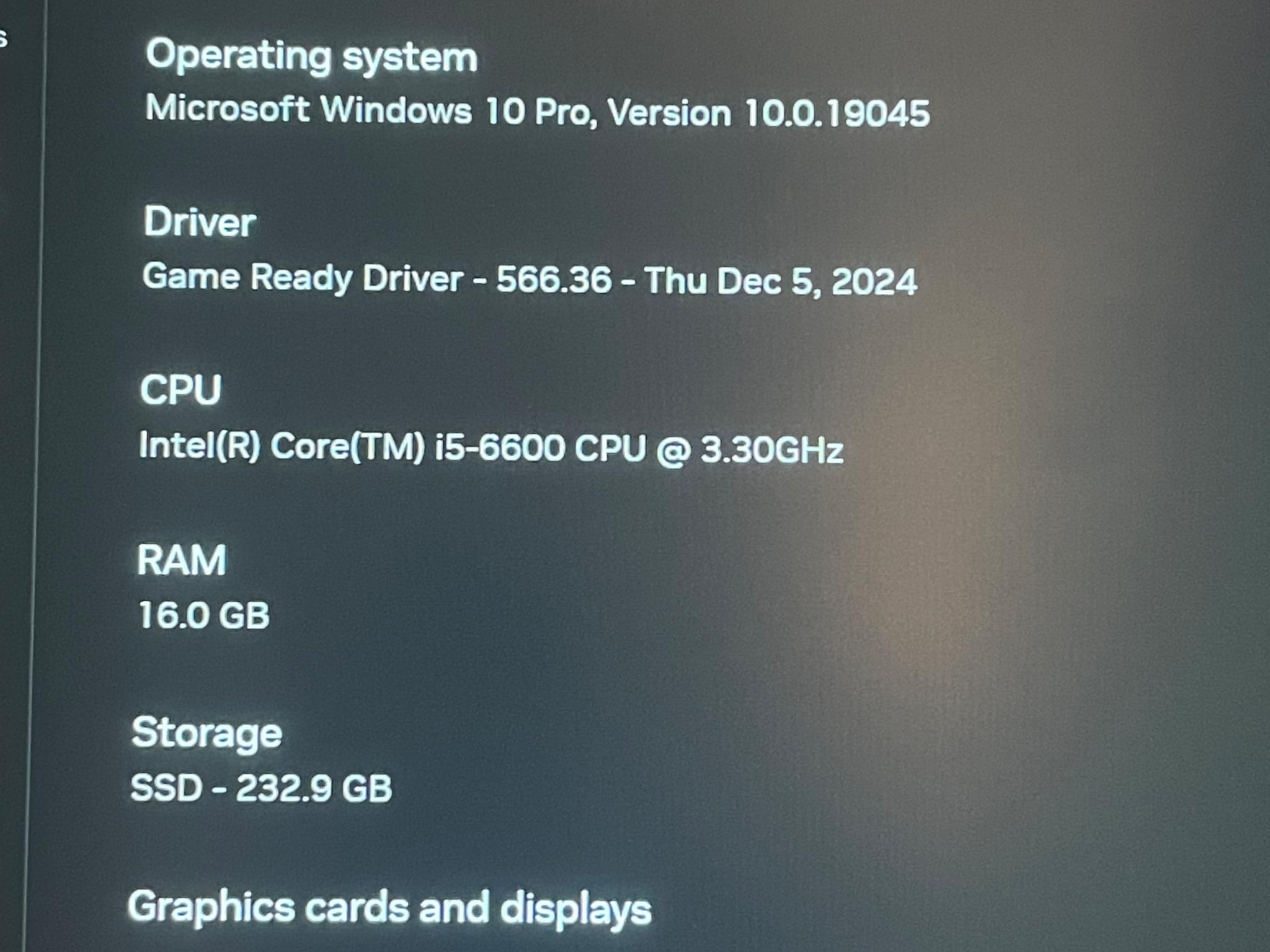 Gaming PC (GTX 1050, i5-6600, 16GB DDR4, 250GB SSD)