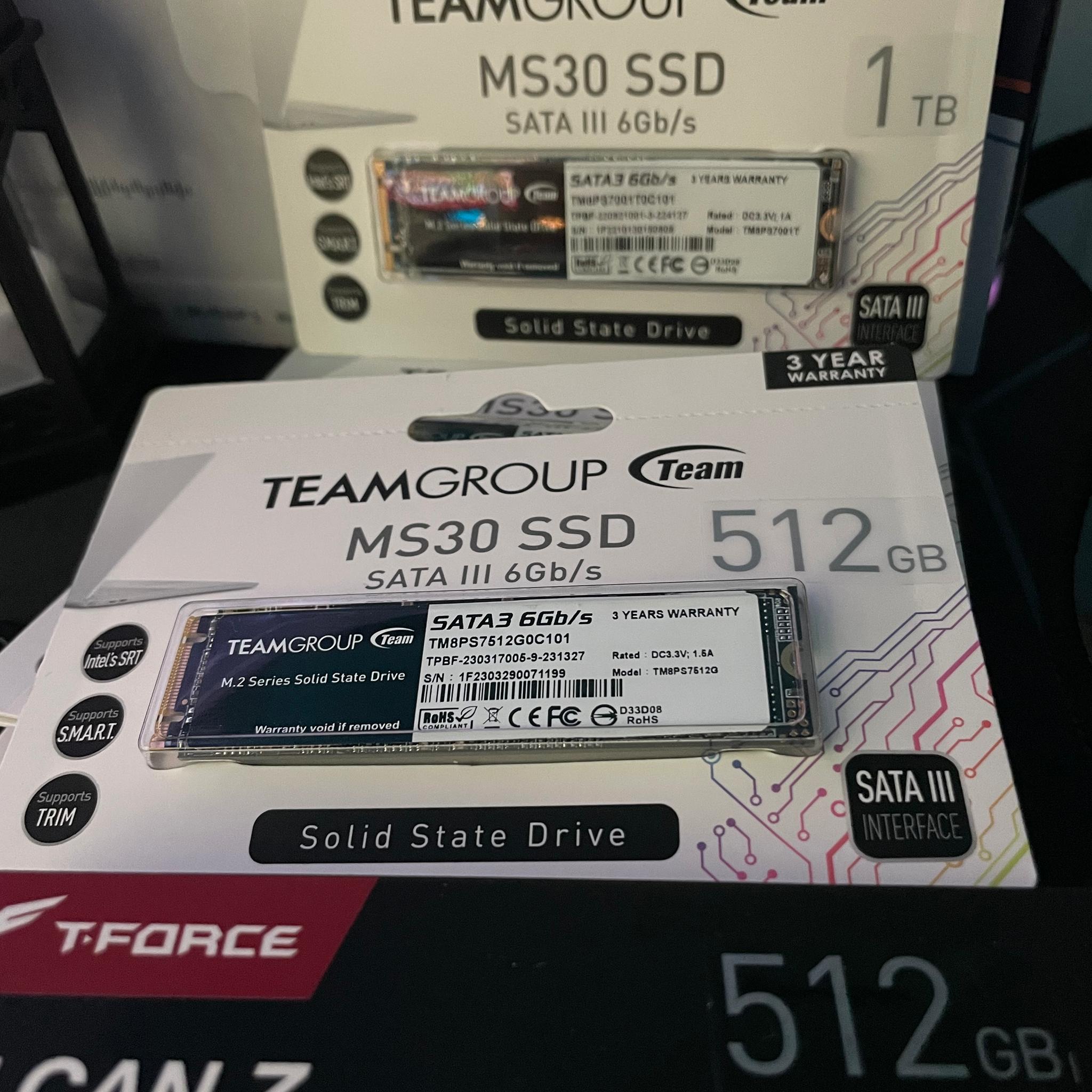 Lot of TeamGroup SSDS