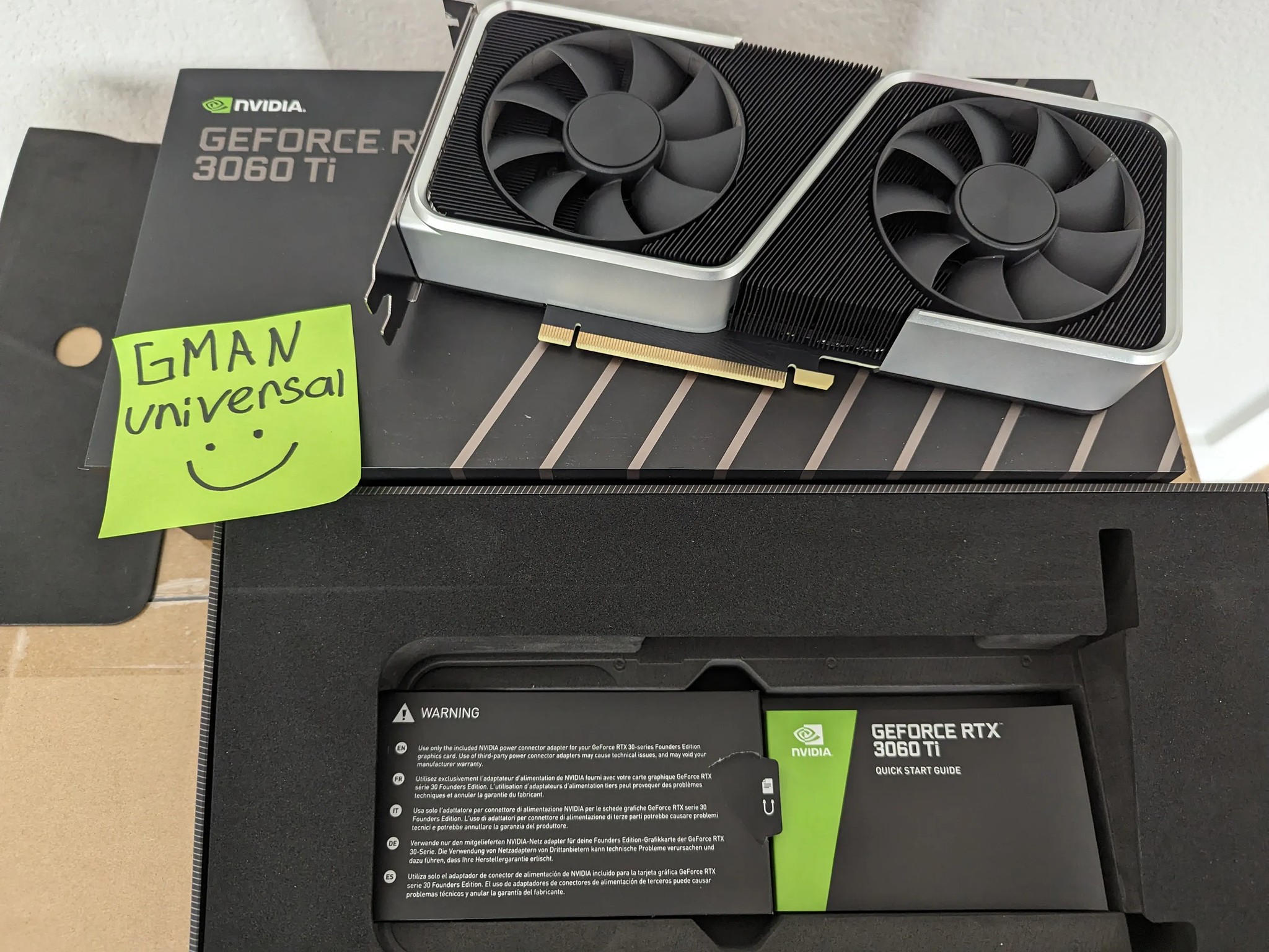 NVIDIA - GeForce RTX 3060 Ti 8GB GDDR6 PCI Express 4.0 Graphics Card - Titanium/Black