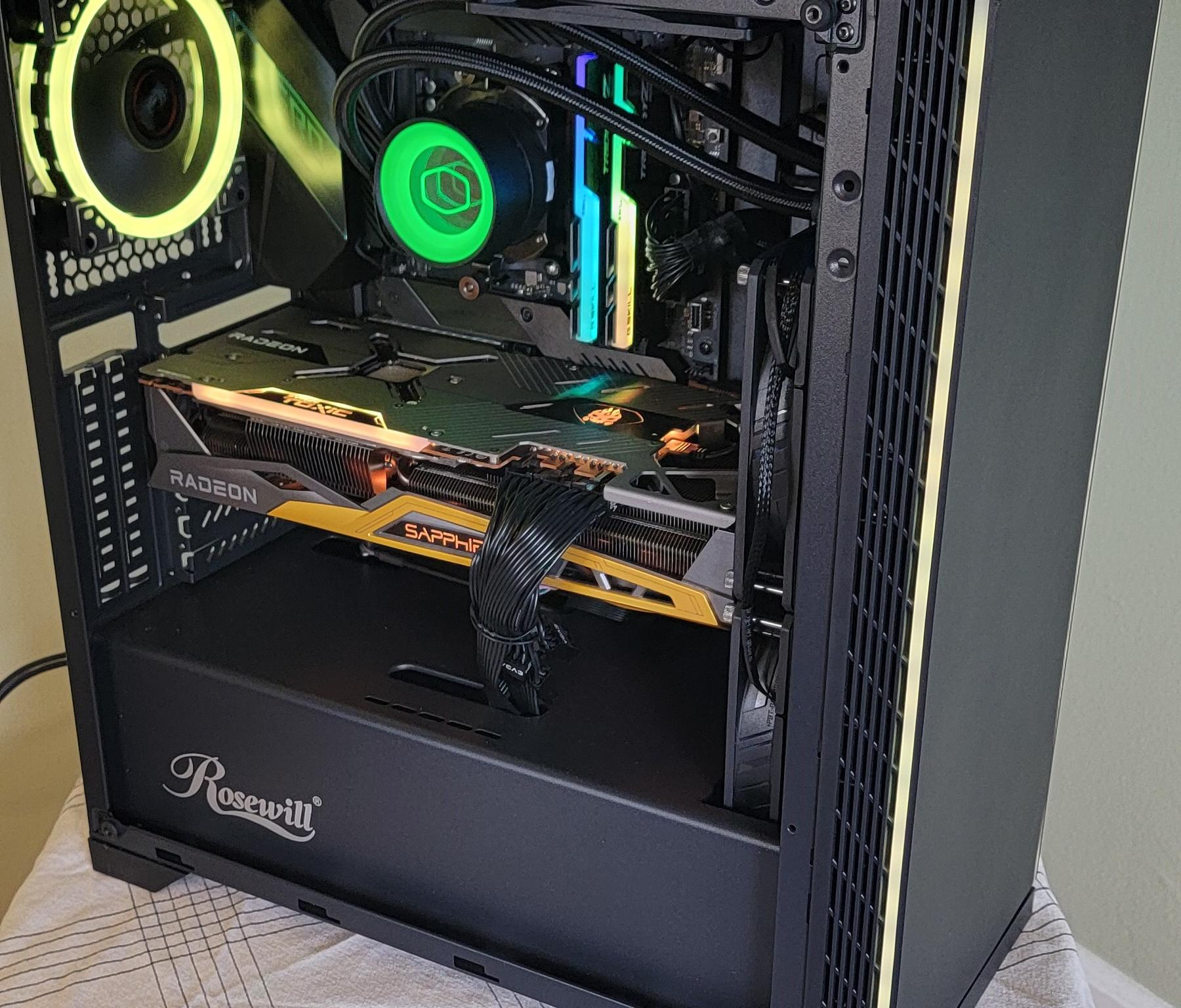 ASUS ROG X570 Crosshair VIII Hero AMD Ryzen 7 5800X Sapphire ToxicRX6900XT 16GB