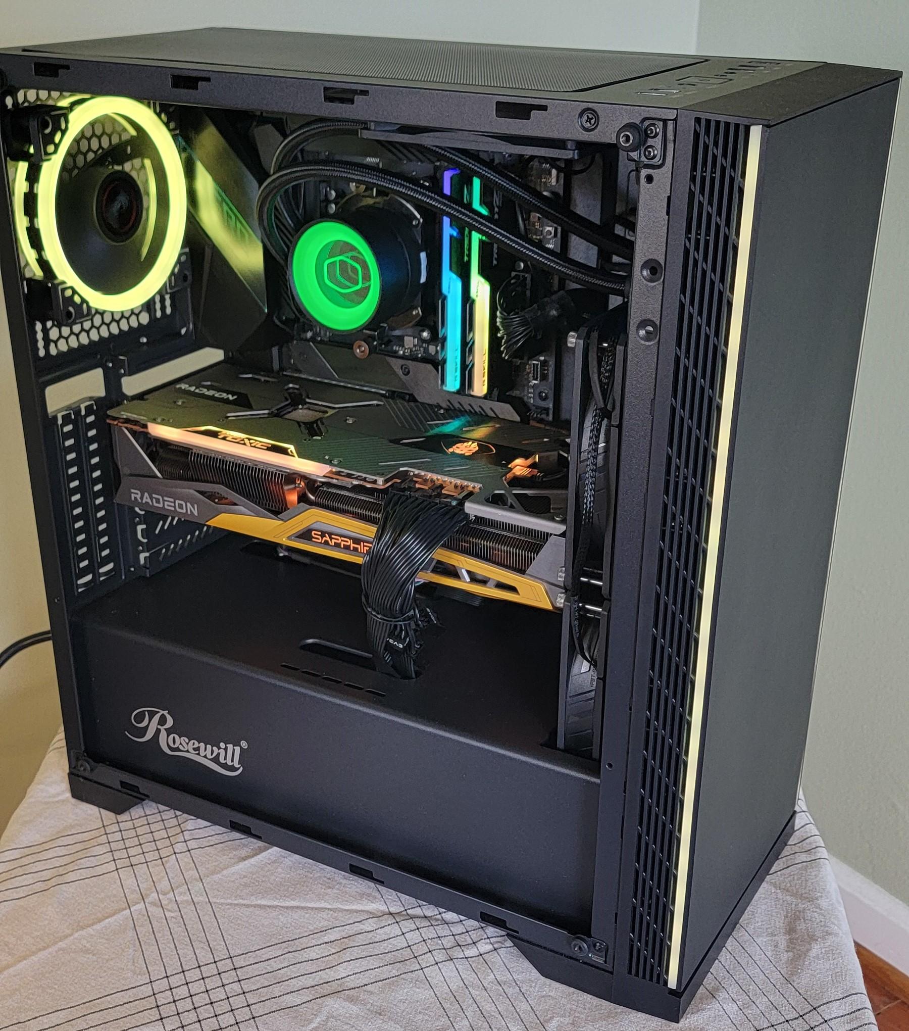 ASUS ROG X570 Crosshair VIII Hero AMD Ryzen 7 5800X Sapphire ToxicRX6900XT 16GB