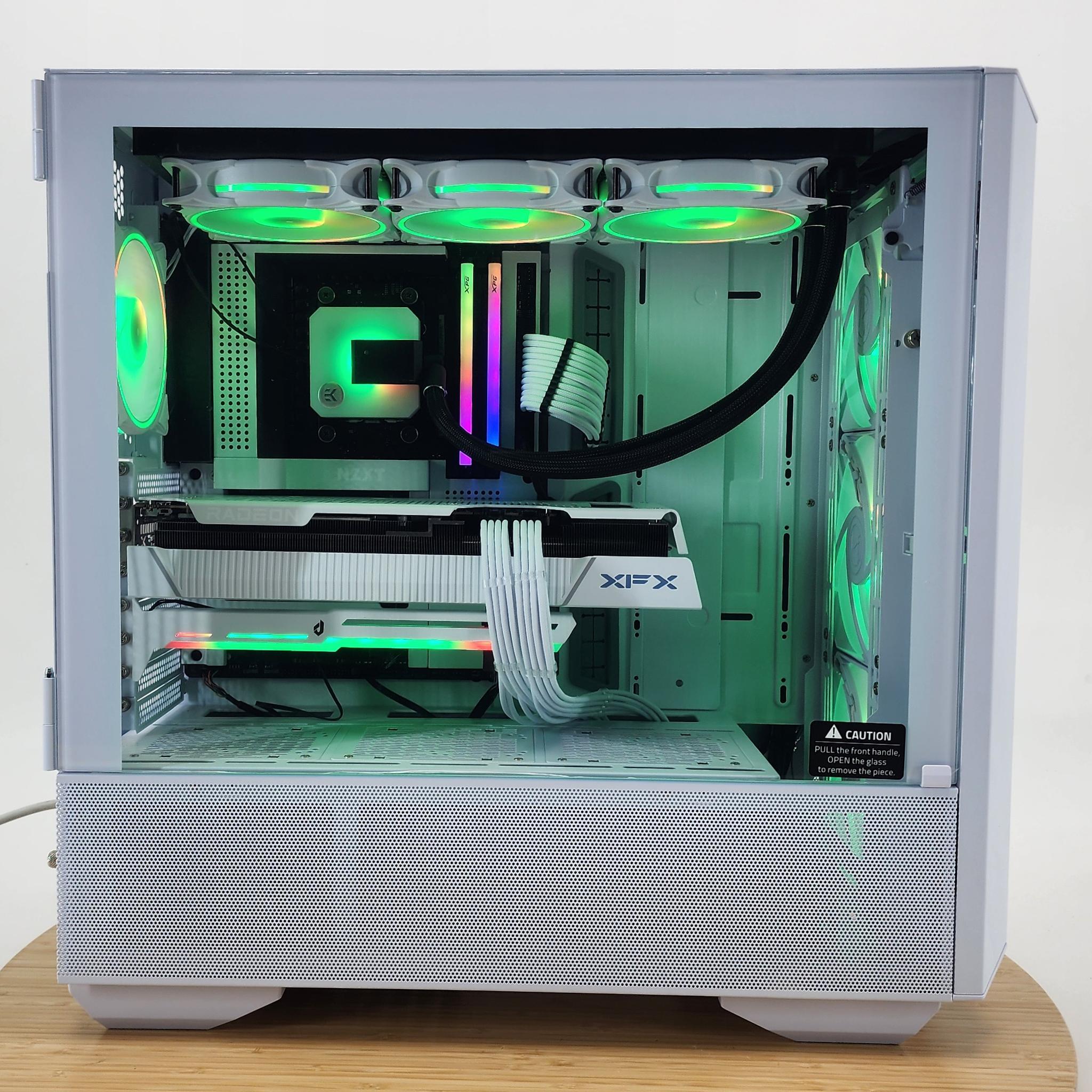 Gaming PC Ryzen 9 7900 32GB RAM 1TB SSD RX 7800 XT 16GB Windows 11 Computer