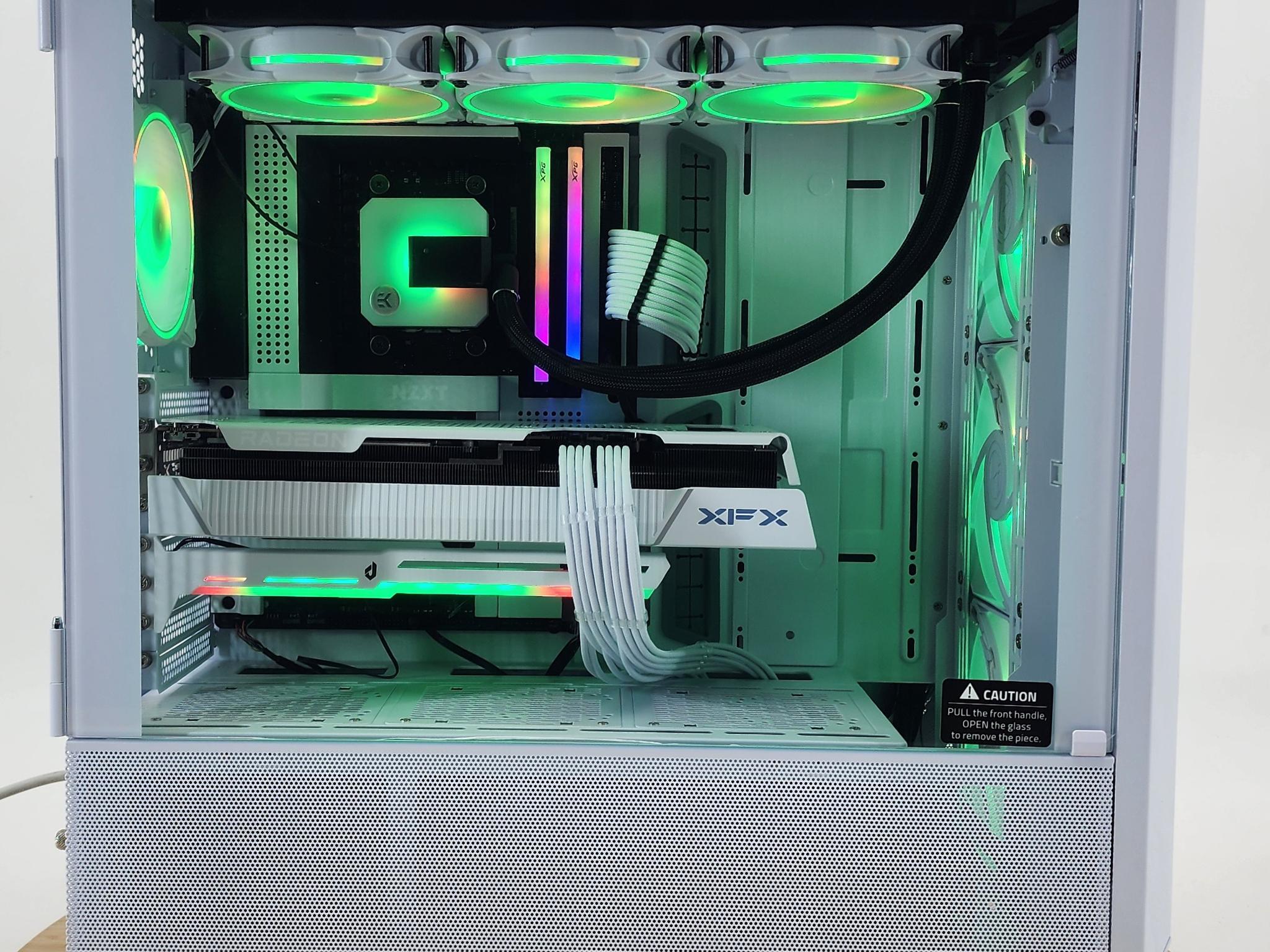 Gaming PC Ryzen 9 7900 32GB RAM 1TB SSD RX 7800 XT 16GB Windows 11 Computer