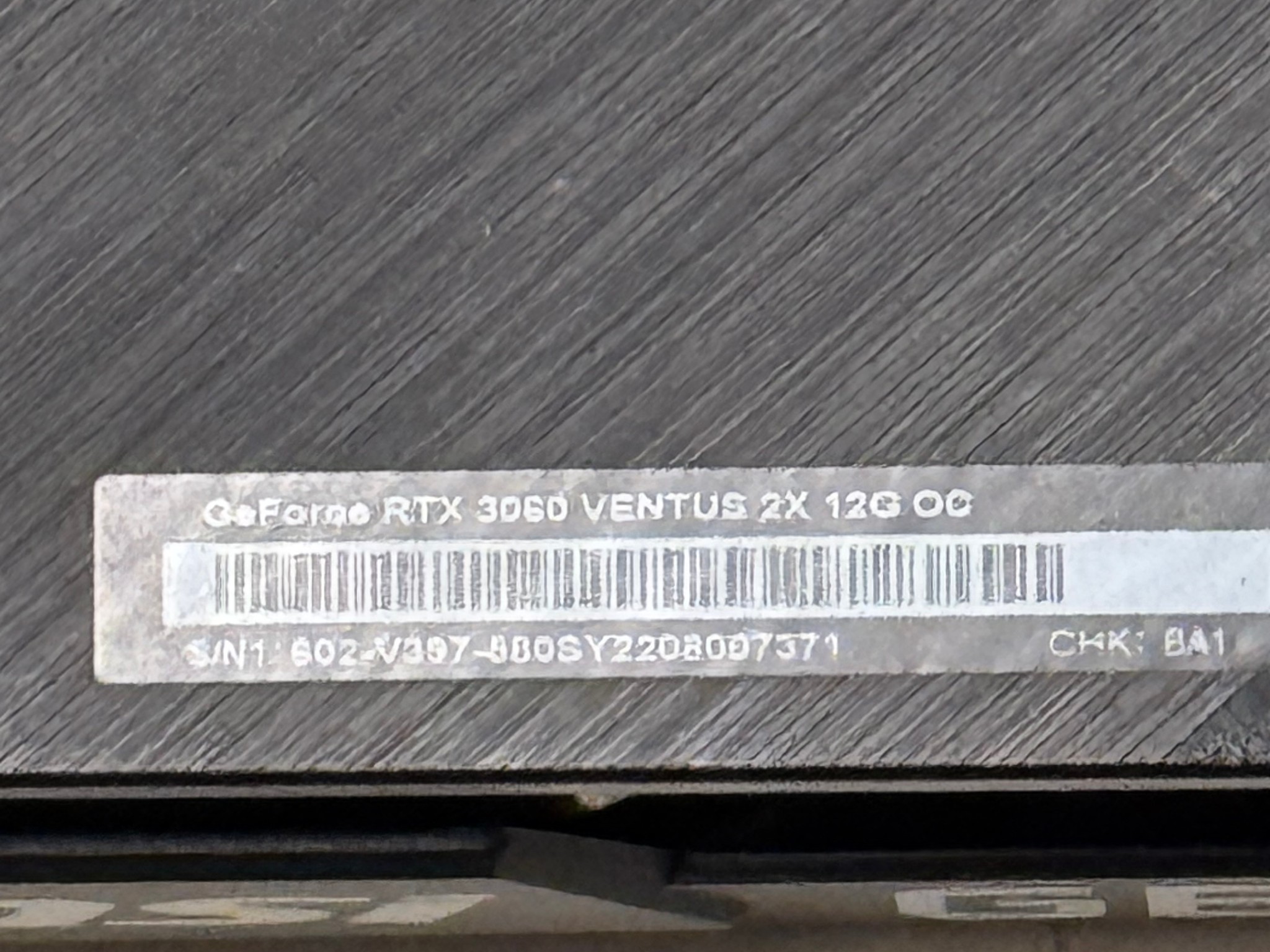 MSI GeForce RTX 3060 Ventus 2X 12G OC