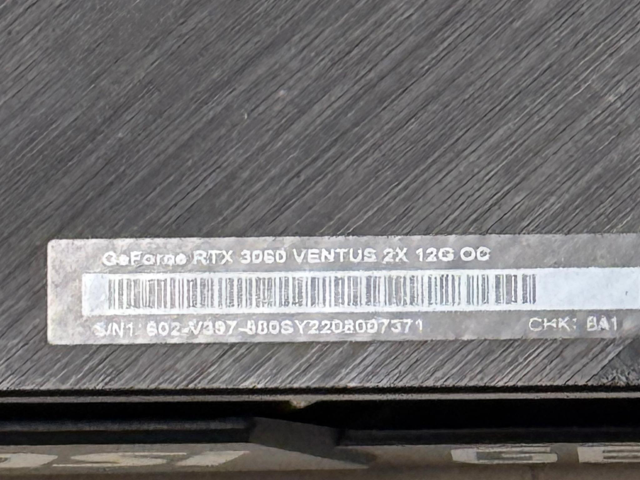 MSI GeForce RTX 3060 Ventus 2X 12G OC