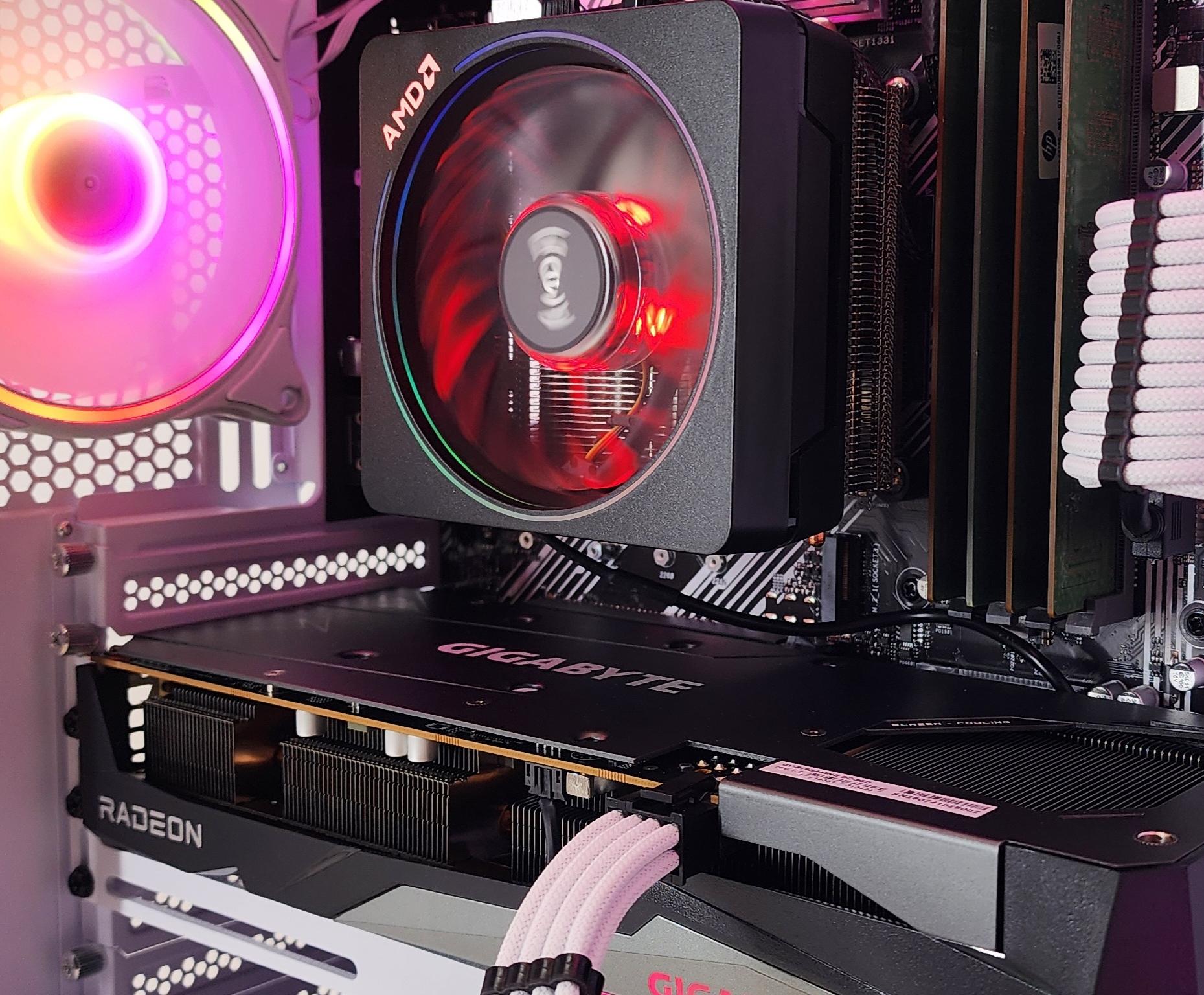 Gaming PC Ryzen 5 5500 16GB RAM 1TB SSD RX 7600 8GB Windows 11 Computer