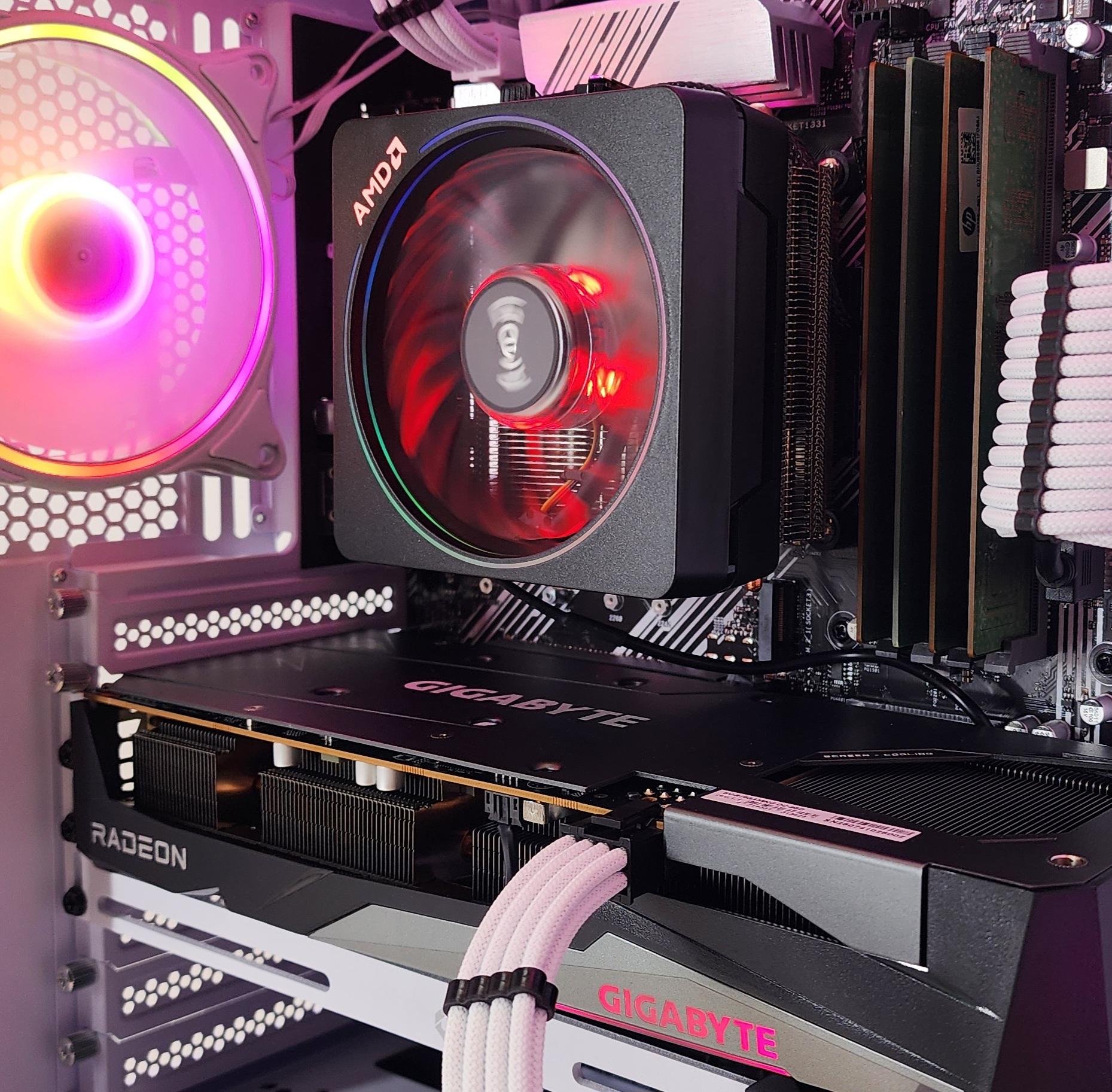 Gaming PC Ryzen 5 5500 16GB RAM 1TB SSD RX 7600 8GB Windows 11 Computer