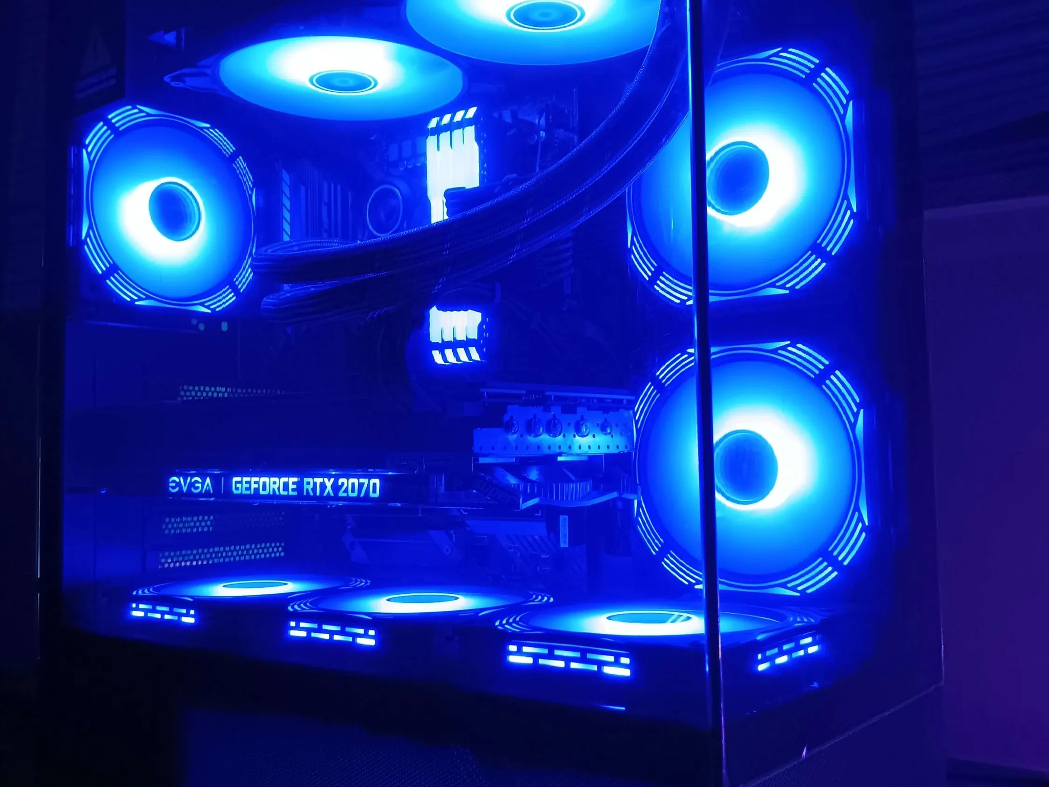 | Black RGB GAMING PC | Ryzen 5 5600x | EVGA RTX 2070S) | 32gb DDR4 RAM |1tb NvMe SSD