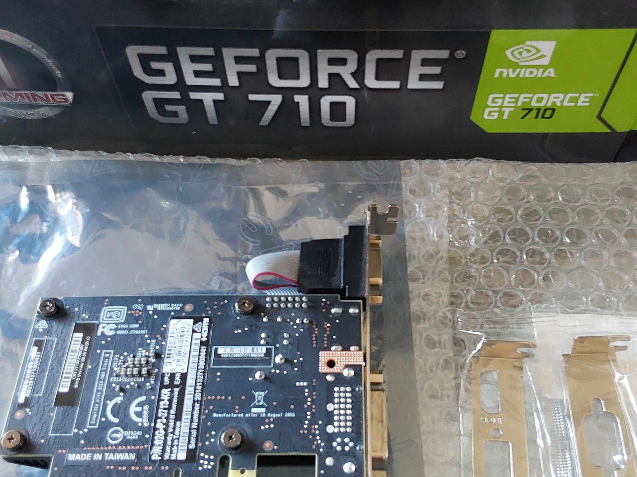EVGA GeForce GT 710 2GB Low-Profile Graphics Card