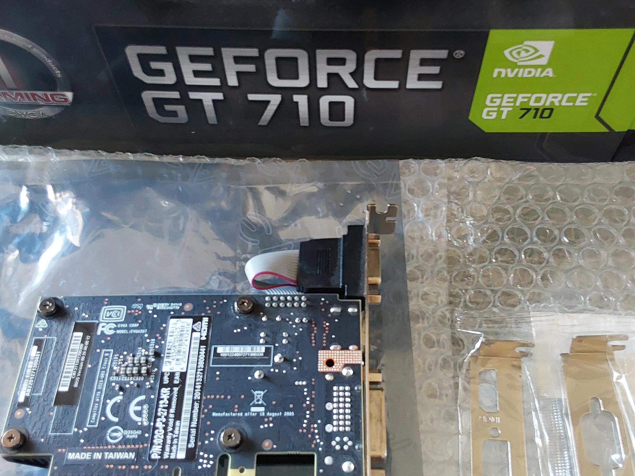EVGA GeForce GT 710 2GB Low-Profile Graphics Card