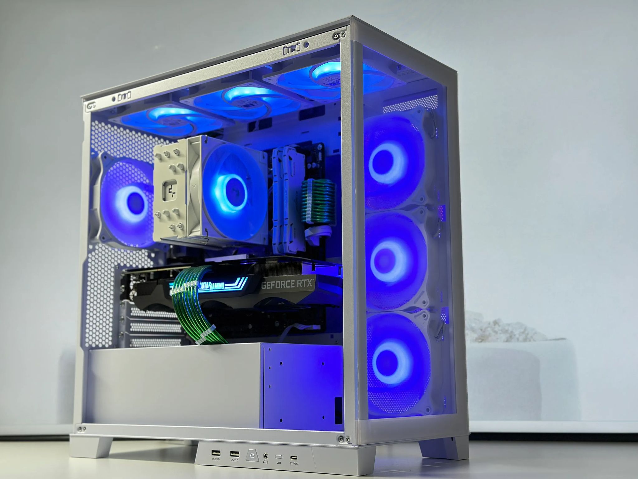 🖤💚❔The Riddler- NVidia RTX 3070 Ti-AMD Ryzen 7 5700X 8-Core-32GB DDR4-1TB NVME