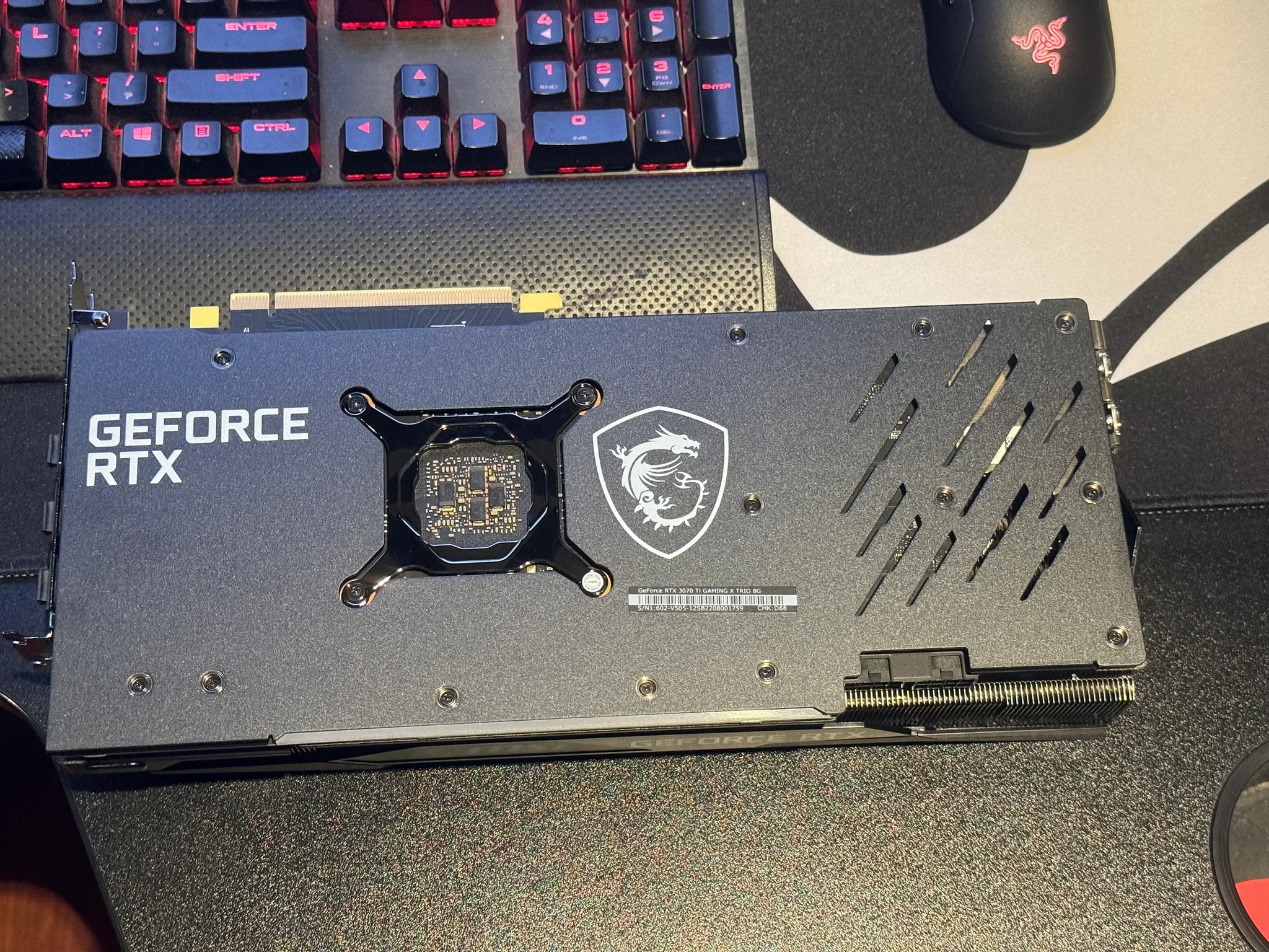 MSI RTX 3070 Ti Gaming X Trio 8GB GDRR6X 256-Bit HDMI/DP Nvlink Torx Fan 3 Ampere Architecture