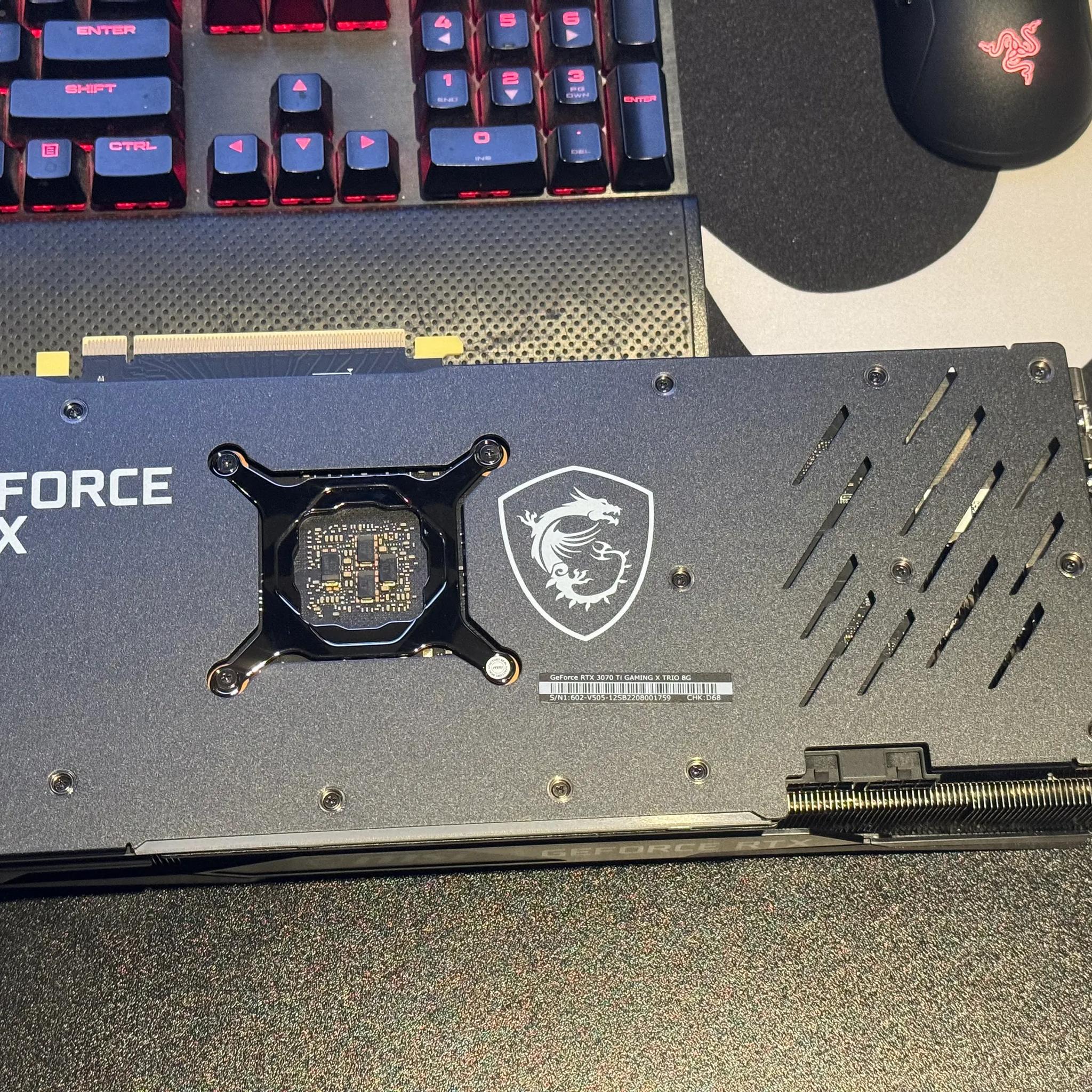 MSI RTX 3070 Ti Gaming X Trio 8GB GDRR6X 256-Bit HDMI/DP Nvlink Torx Fan 3 Ampere Architecture