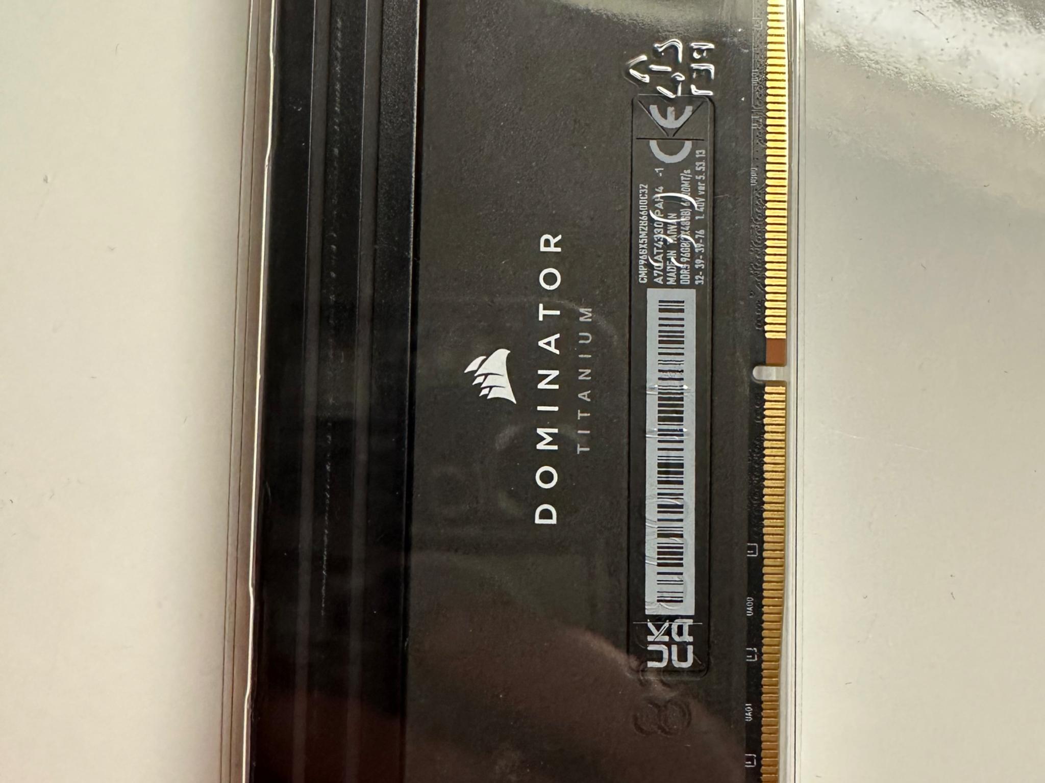 CORSAIR Dominator Titanium 96GB (2 x 48GB) DDR5 6600 (PC5 52800) CMP96GX5M2B6600C32