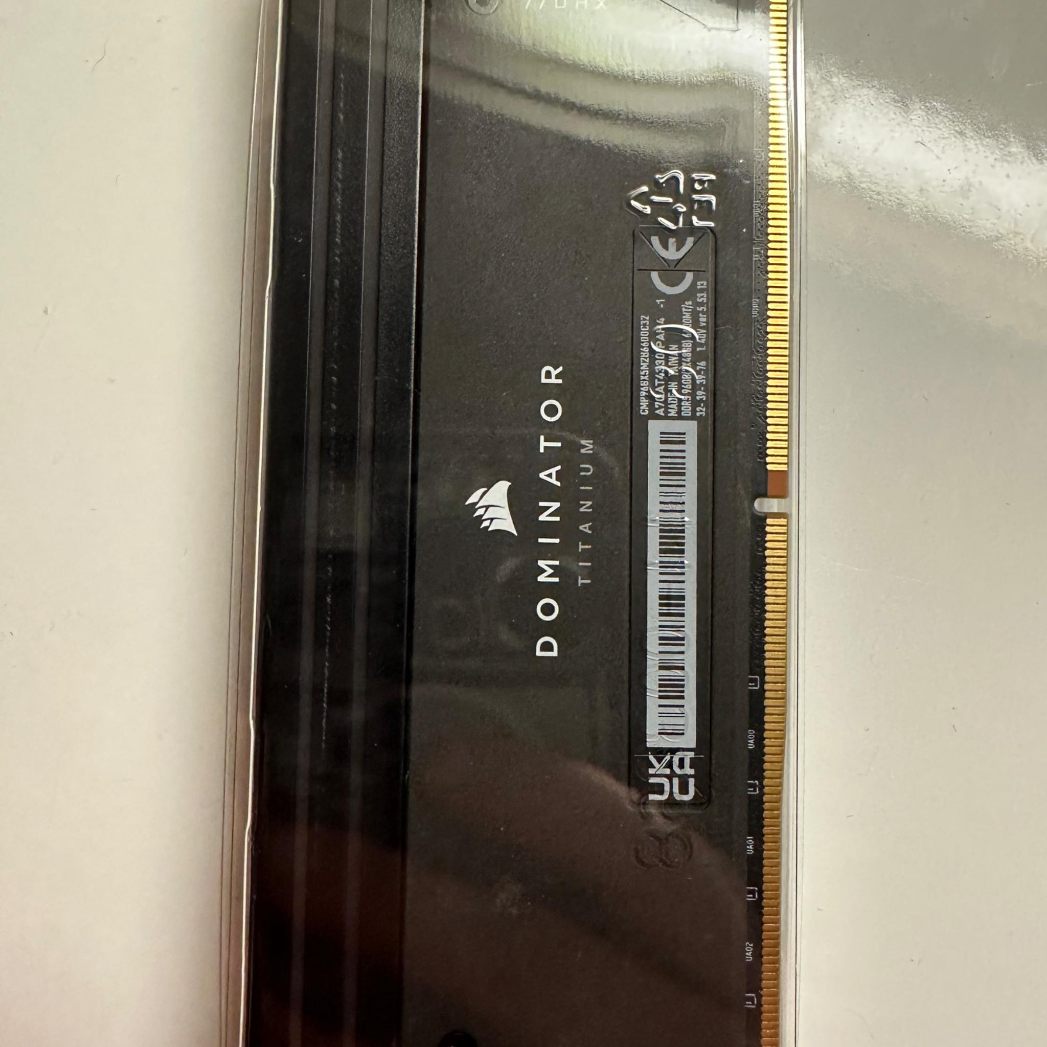 CORSAIR Dominator Titanium 96GB (2 x 48GB) DDR5 6600 (PC5 52800) CMP96GX5M2B6600C32