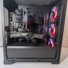 🖤 All-Black Gaming Beast – Ryzen 5 3600 + RTX 3060Ti | Wi-Fi & Bluetooth Ready 🖤
