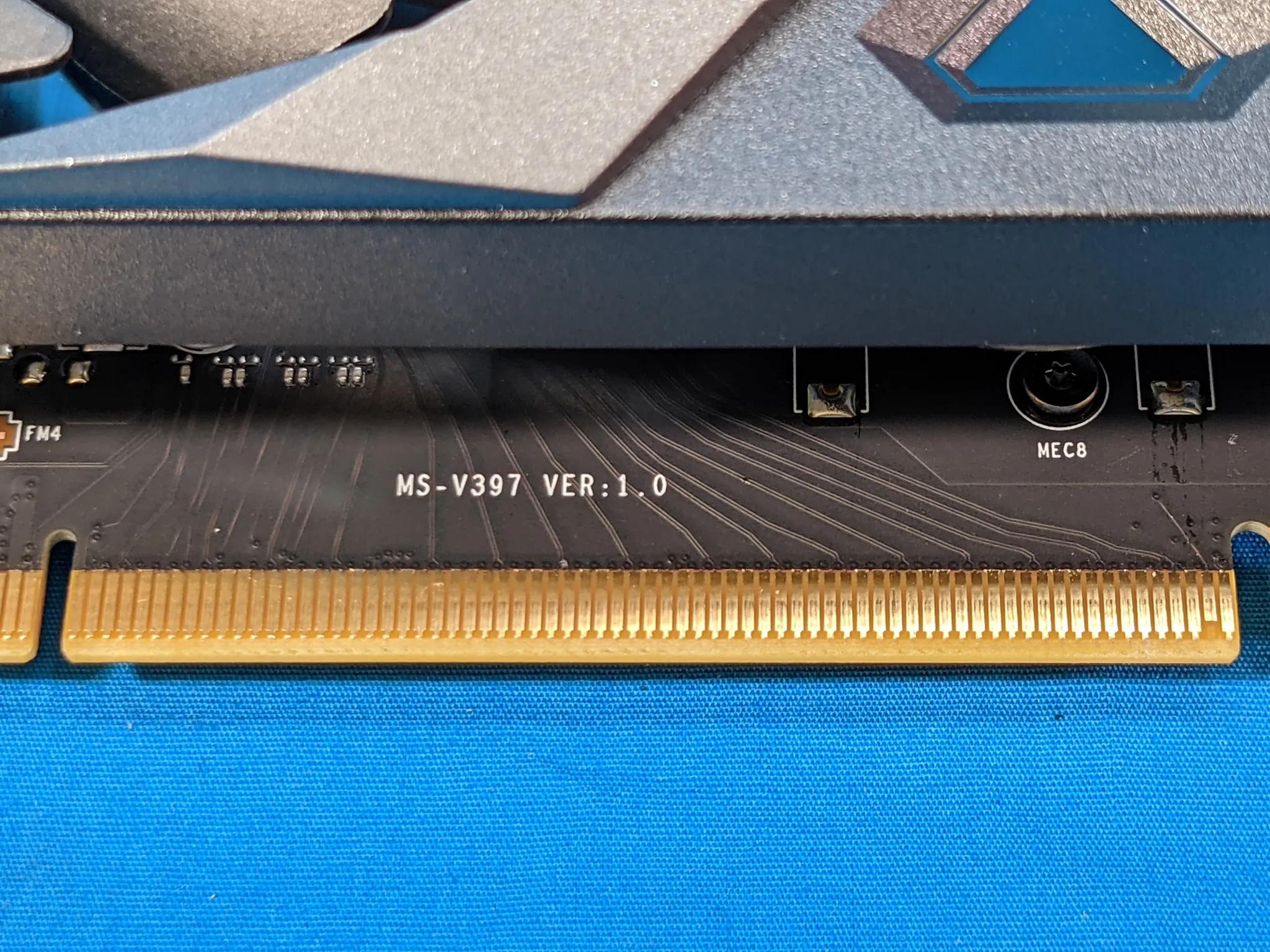 MSI NVIDIA GeForce RTX 3060 Ventus 2X 12G OC 12GB GDDR6 PCIe 4.0 x16 Desktop GPU MS-V397 VER: 1.0