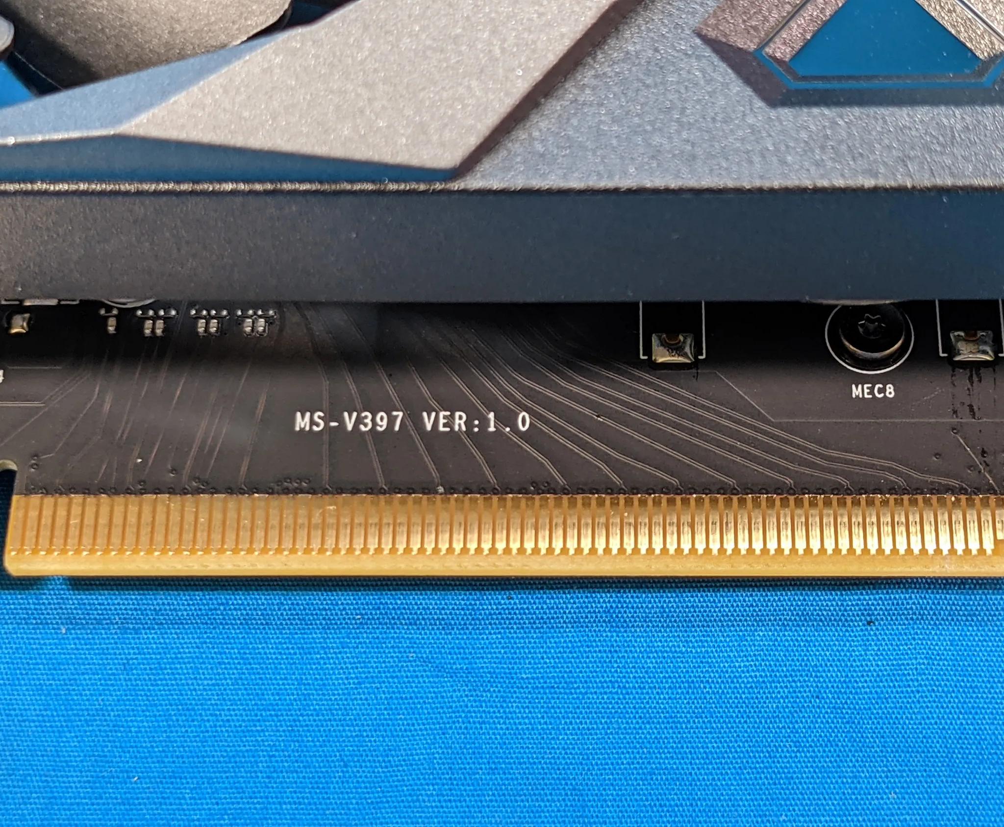 MSI NVIDIA GeForce RTX 3060 Ventus 2X 12G OC 12GB GDDR6 PCIe 4.0 x16 Desktop GPU MS-V397 VER: 1.0