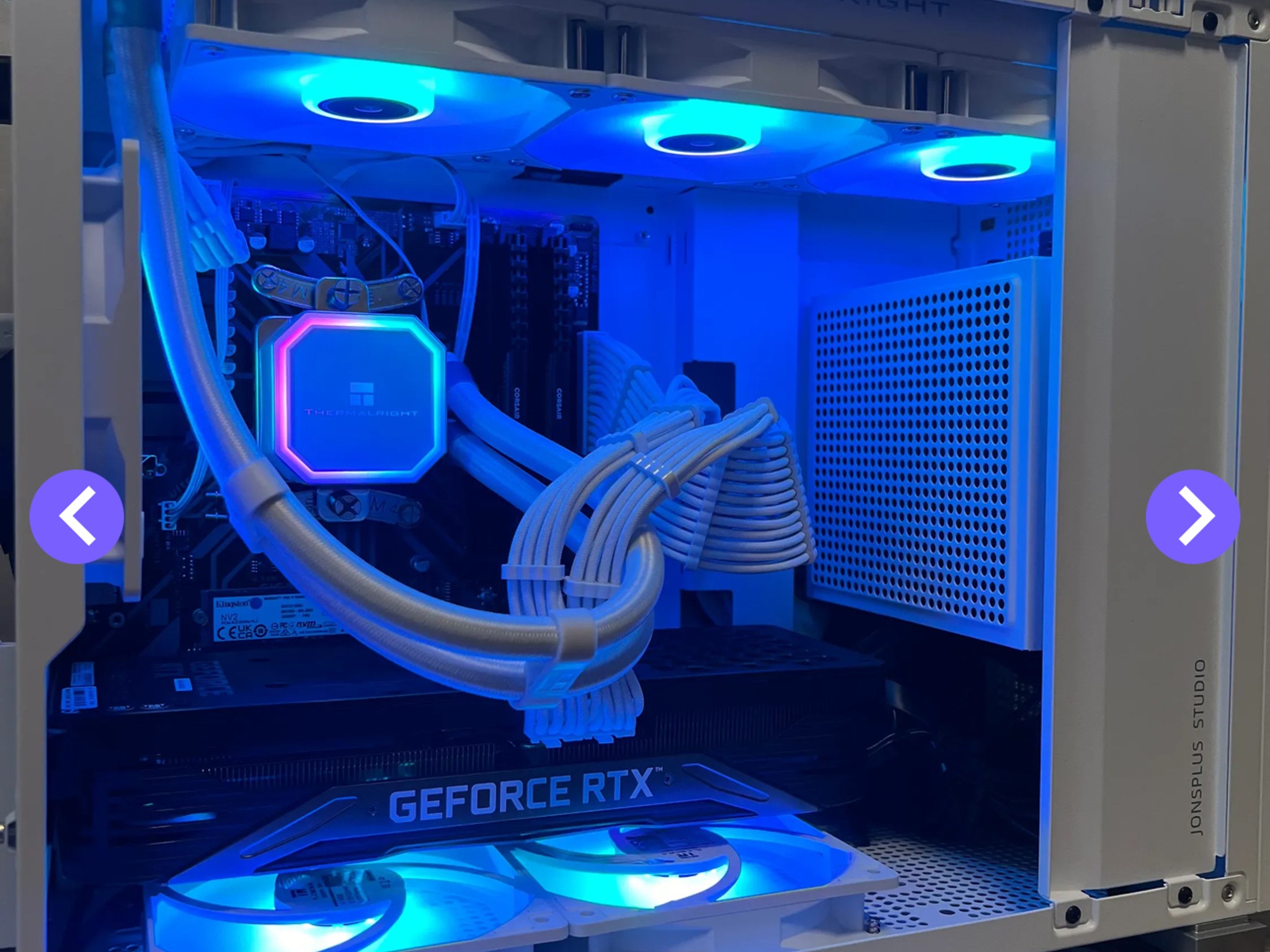 White Box |RTX 3070 Mini Liquid Cooled PC | Ryzen 5 | 16GB RAM | 1TB Fast SSD