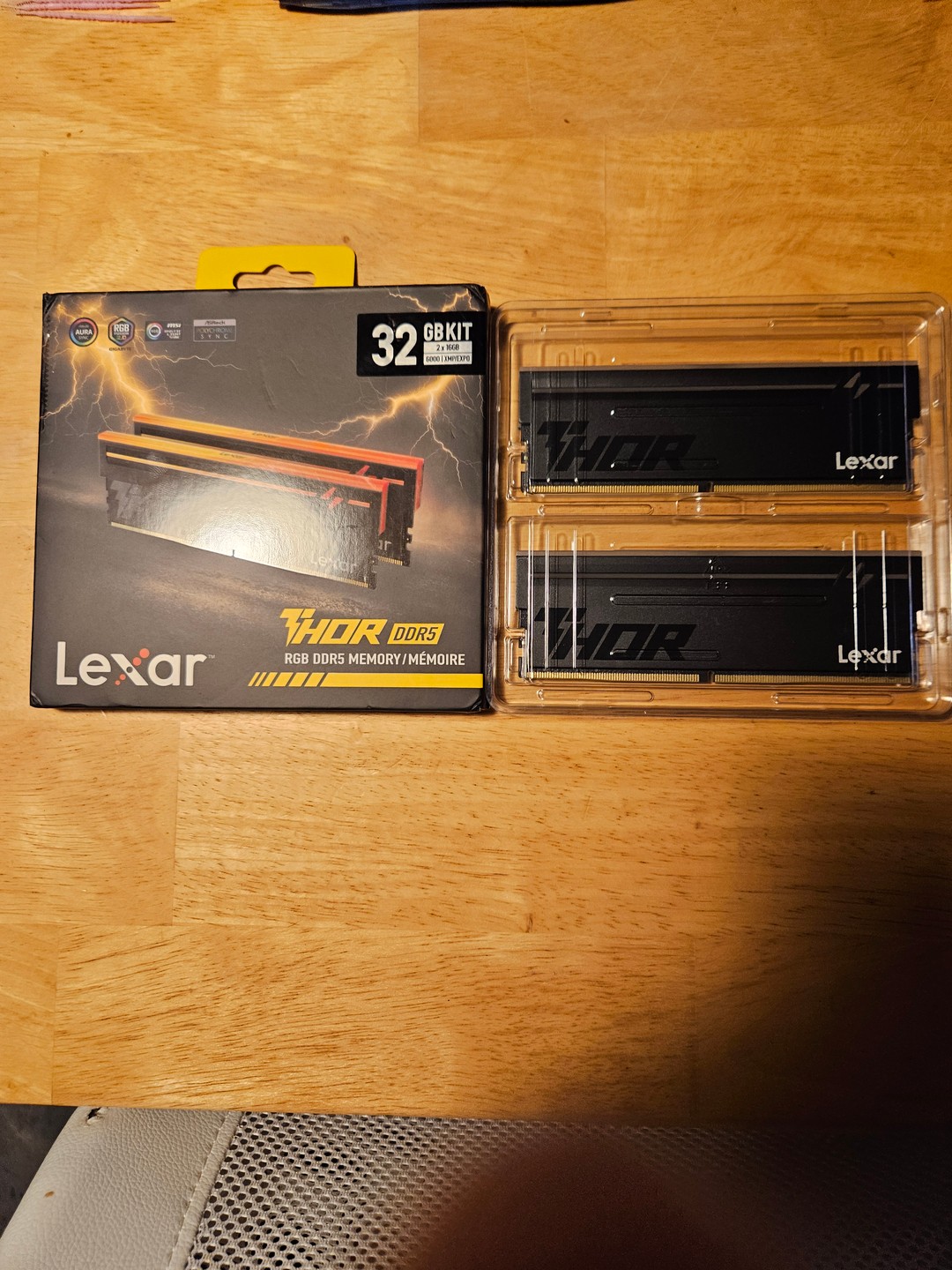 Brand New Lexar Thor RGB Gaming 32GB DDR5 KIT 6000MT/s Cas Latency