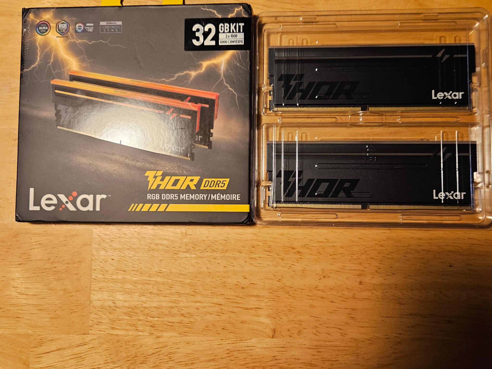Lexar Thor RGB Gaming 32GB DDR5 KIT